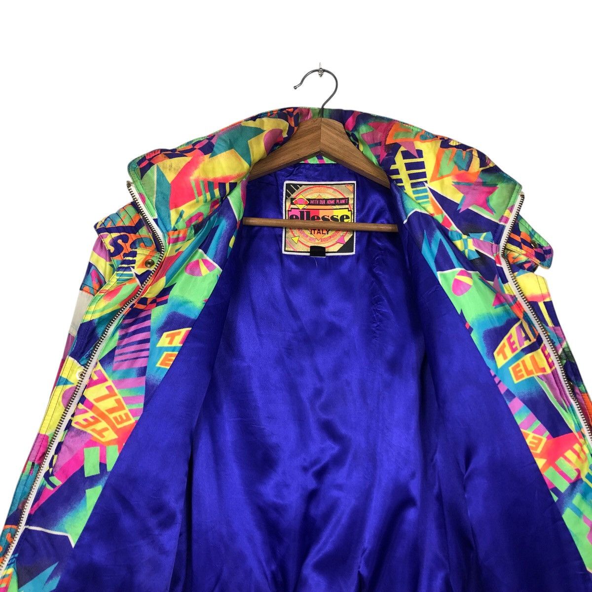 Japanese Brand 📌Vintage Cropped Ski Bomber Jacket Ellesse Multi Colour Size US M / EU 48-50 / 2 - 15 Thumbnail