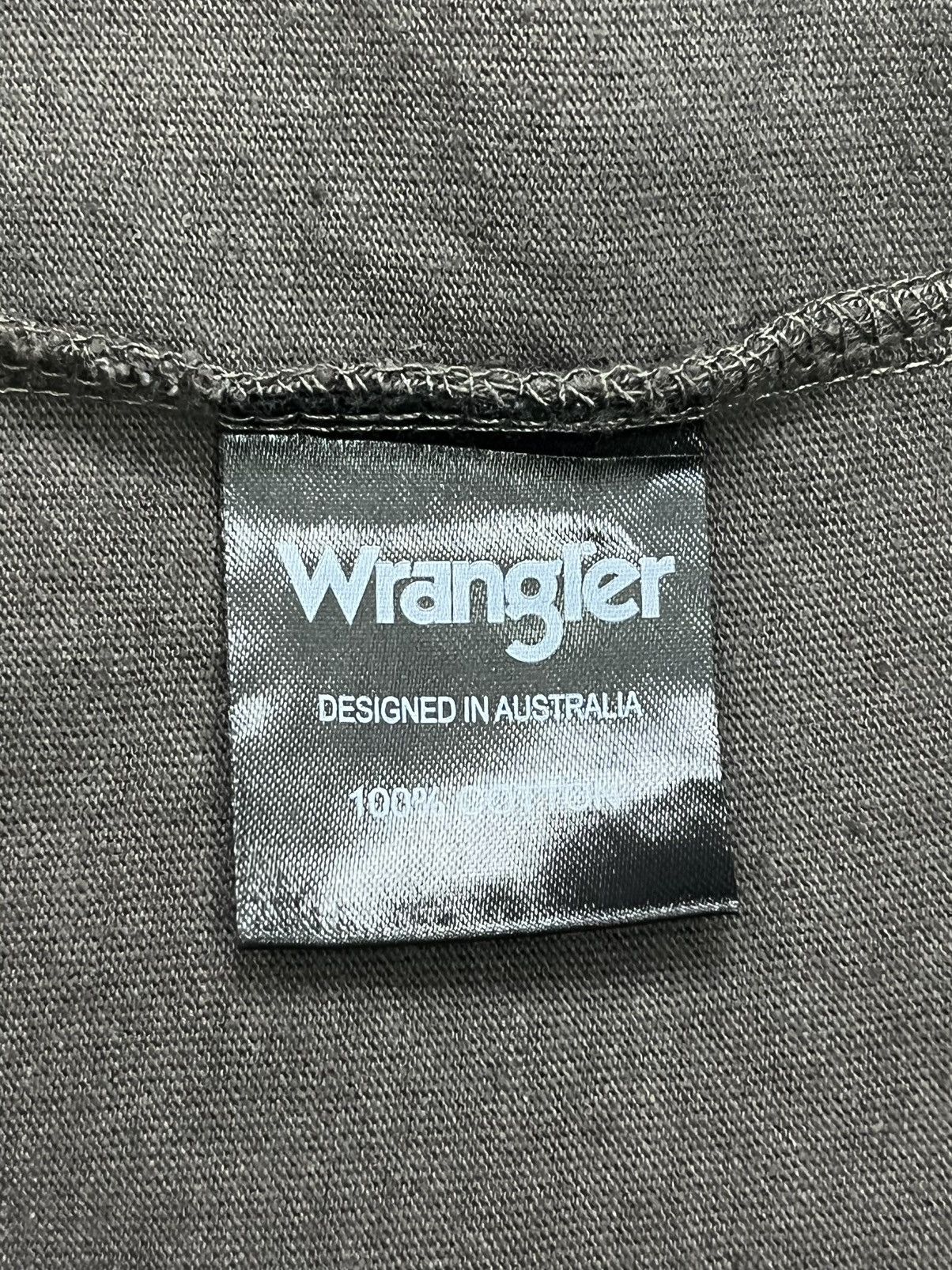 Wrangler 🔥DOPE! WRANGLER Vintage y2k Single Stitch Big Print T-Shirt Size US L / EU 52-54 / 3 - 6 Thumbnail