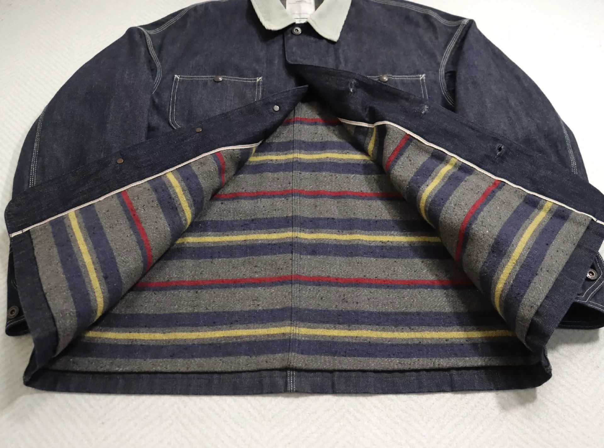 Visvim Visvim 22aw Jumbo Coverall Unwashed jacket -DMC Size US M / EU 48-50 / 2 - 1 Thumbnail