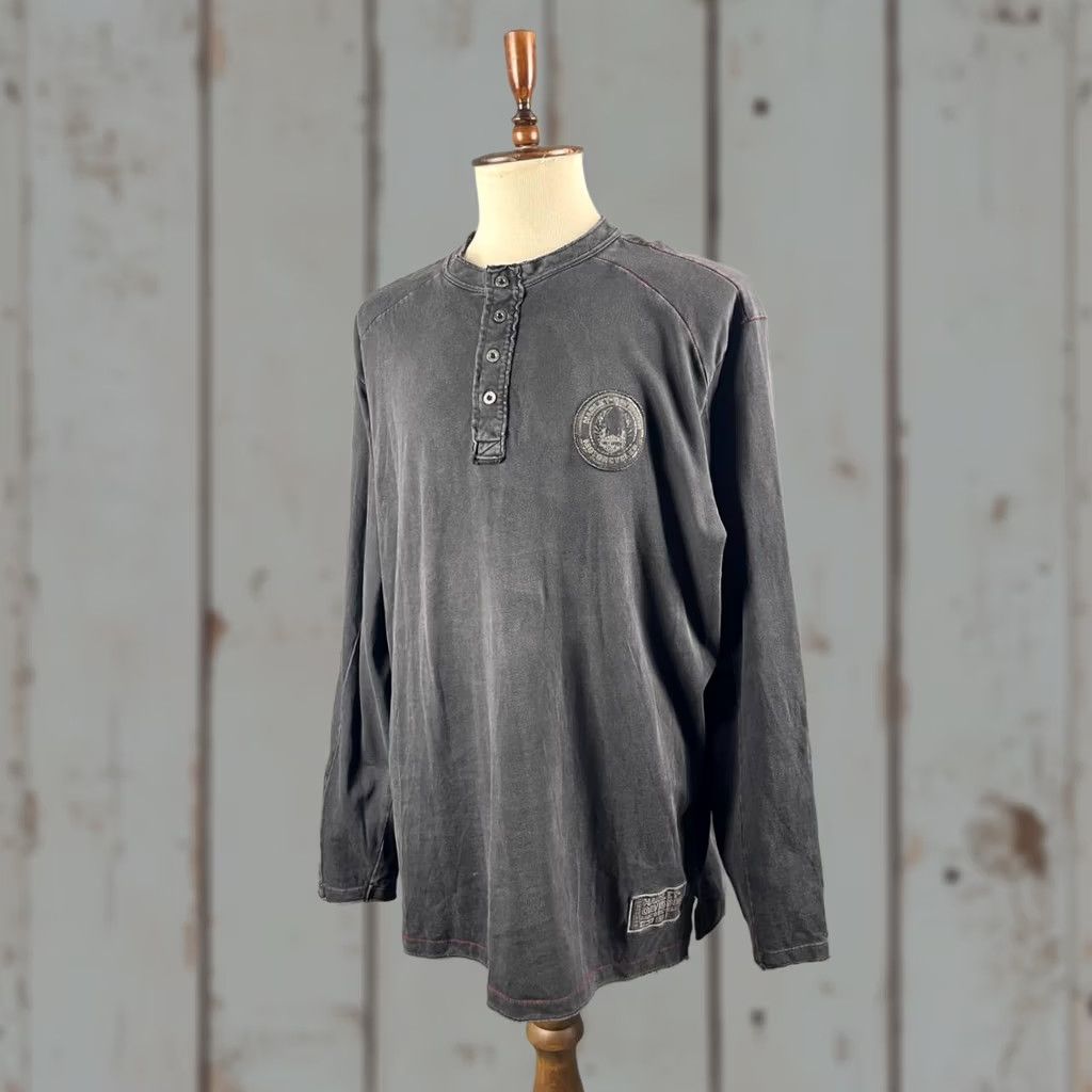 Harley Davidson Harley-Davidson Mens Polo Shirt 2XL Gray Cotton Short Sleeve Classic Modern Sports Motorcycle Polo Size US XXL / EU 58 / 5 - 1 Thumbnail