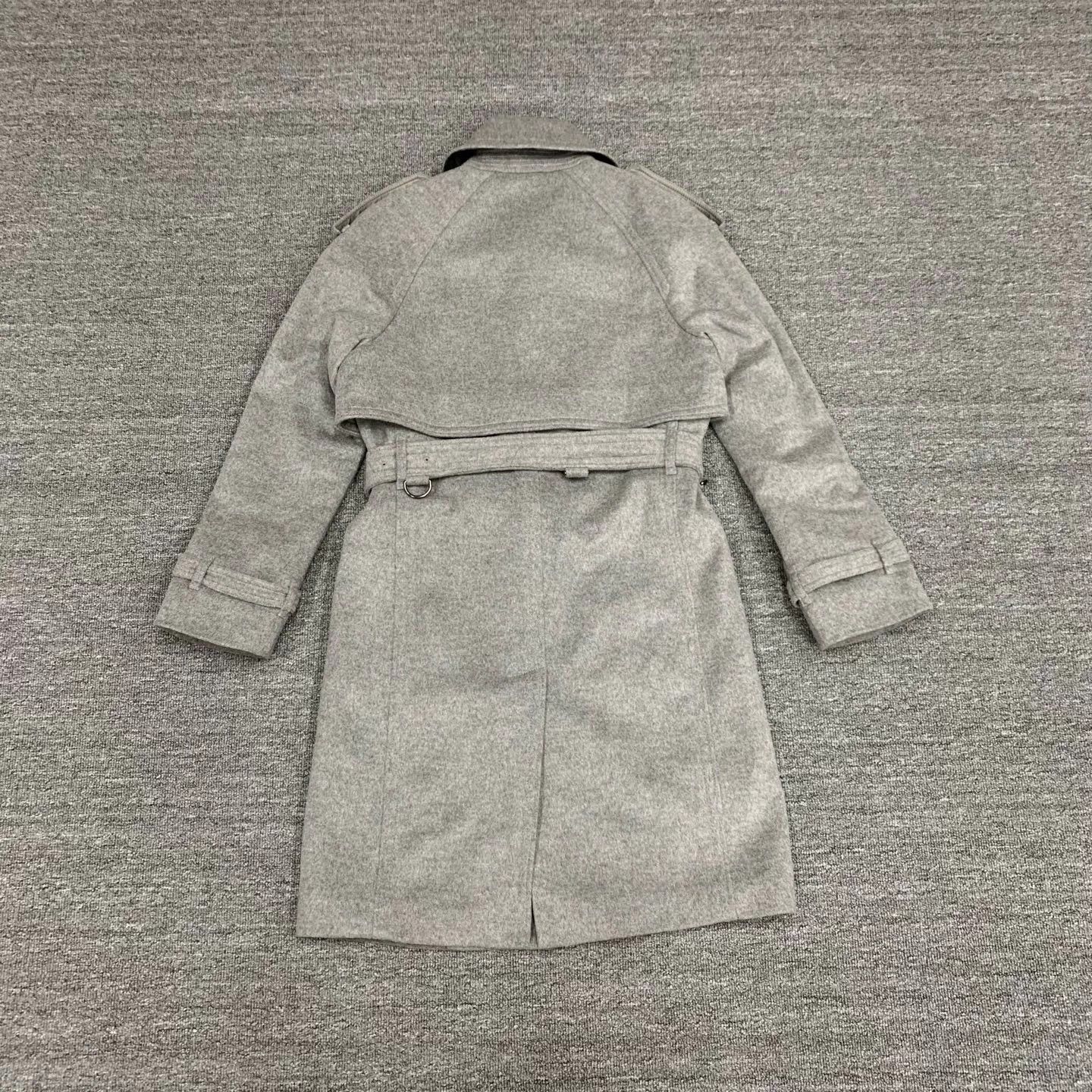 Burberry Burberry Gray Wool Overcoat 34 95 New Size XS / US 0-2 / IT 36-38 - 2 Thumbnail