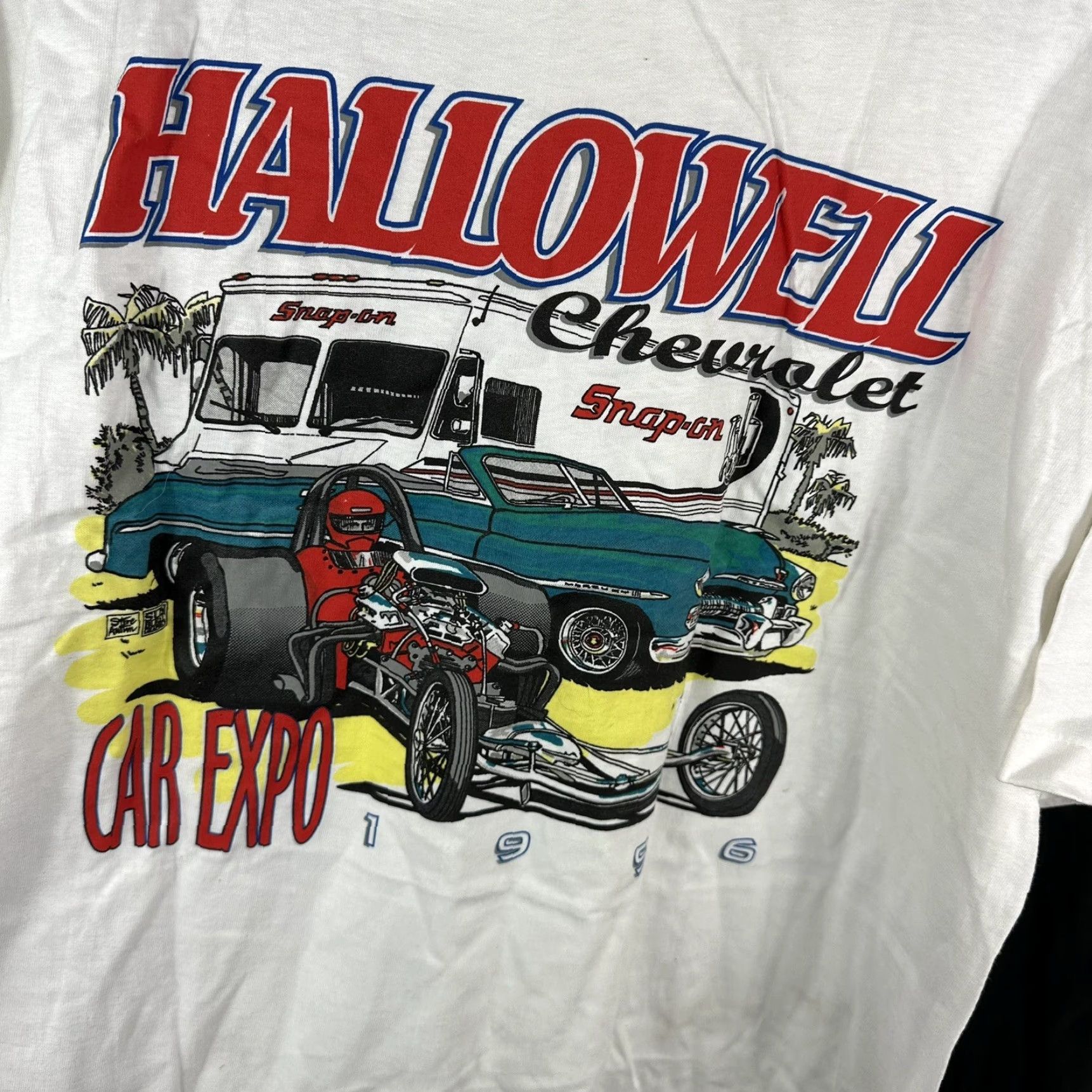 Vintage VINTAGE 1996 90s Chevy Chevrolet Car Show Snap-On XL T-shirt Mens/Unisex Size US XL / EU 56 / 4 - 2 Thumbnail