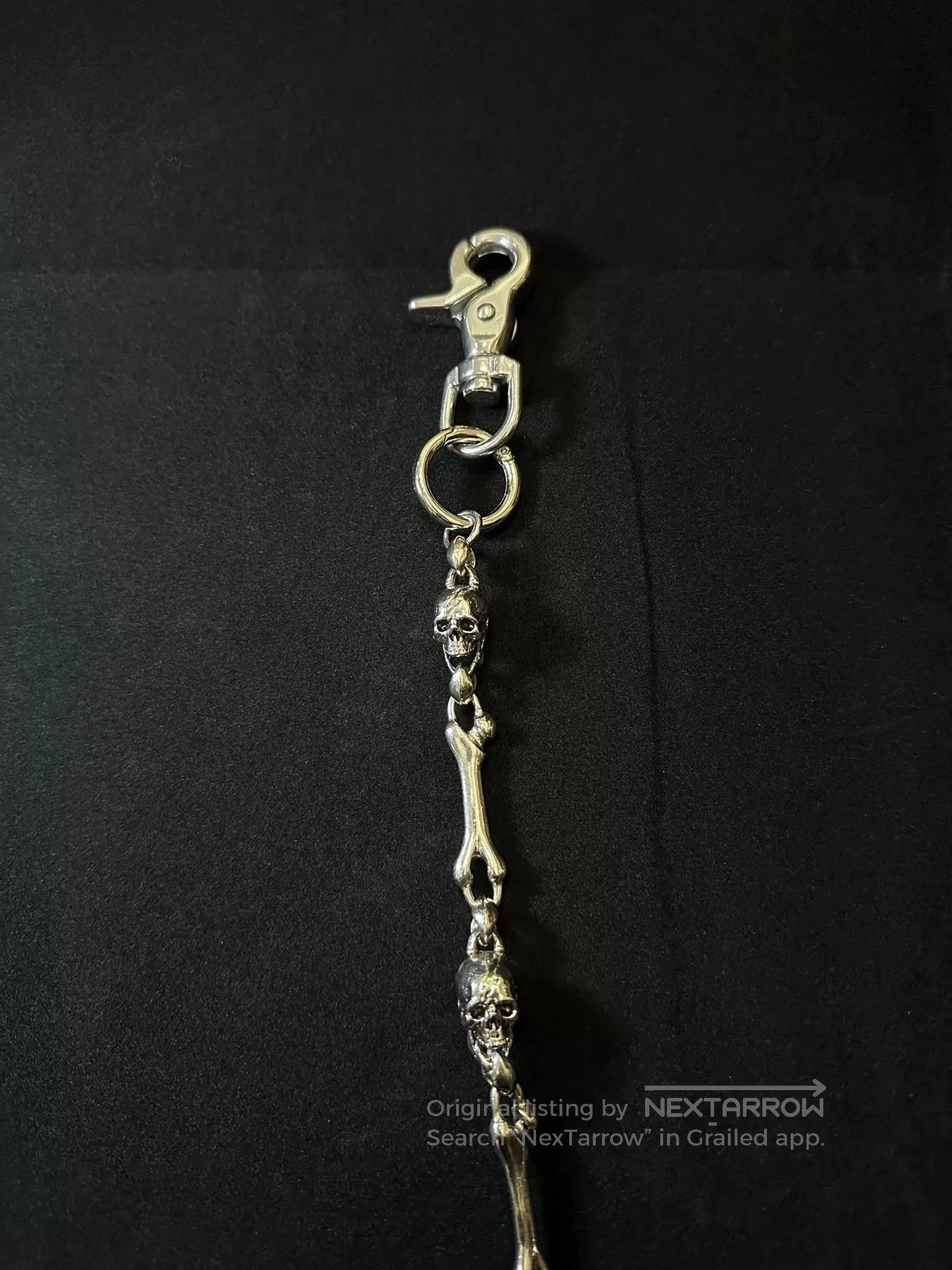 Vintage vintage 90s skull chain wallet chain. Size ONE SIZE - 2 Thumbnail