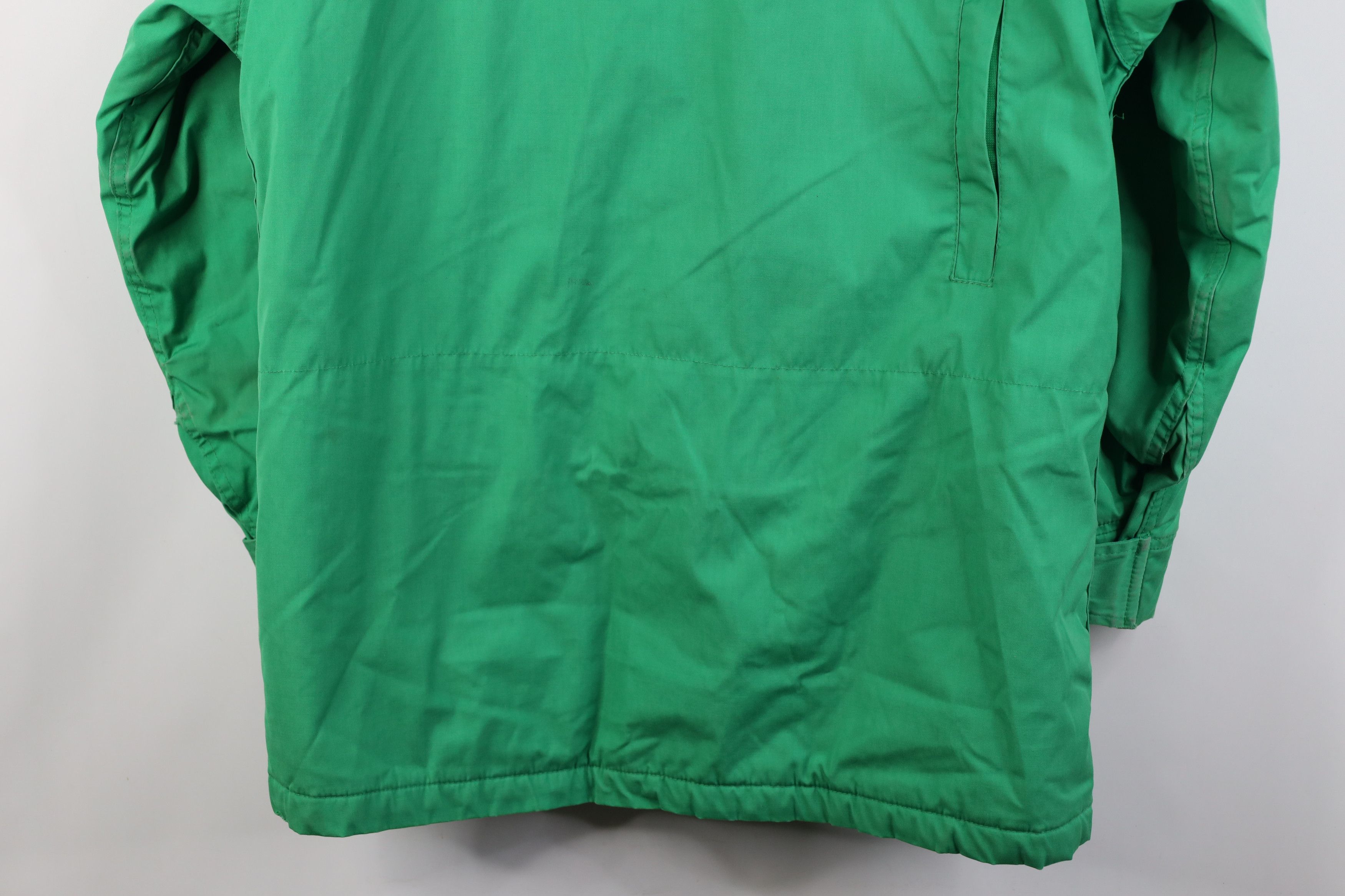 Woolrich Woolen Mills Vintage 70s Woolrich Hooded Parka Jacket Lime Green USA Size XL / US 12-14 / IT 48-50 - 16 Thumbnail