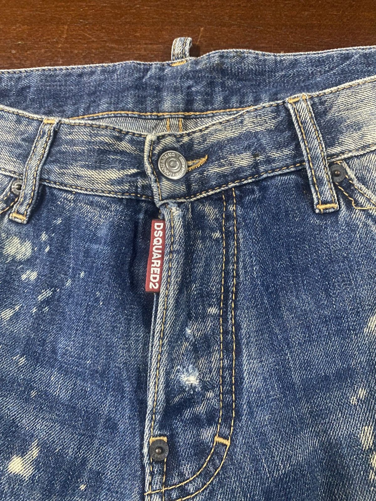Dsquared2 Rare DSquared2 Jeans distressed splatted Size US 34 / EU 50 - 8 Thumbnail