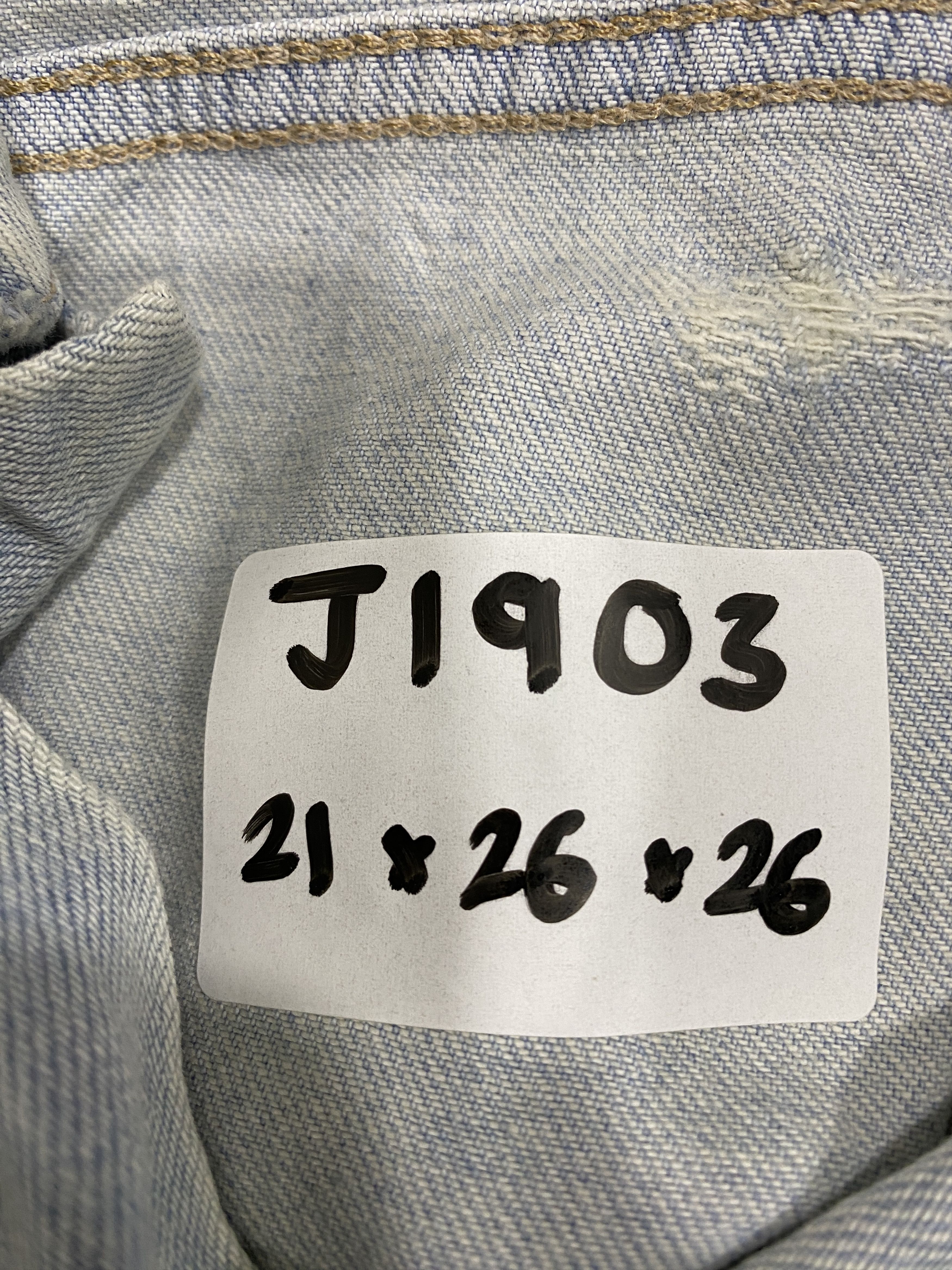 Vintage Vintage Japanese Brand Distressed Denim Jacket Size US XS / EU 42 / 0 - 15 Thumbnail