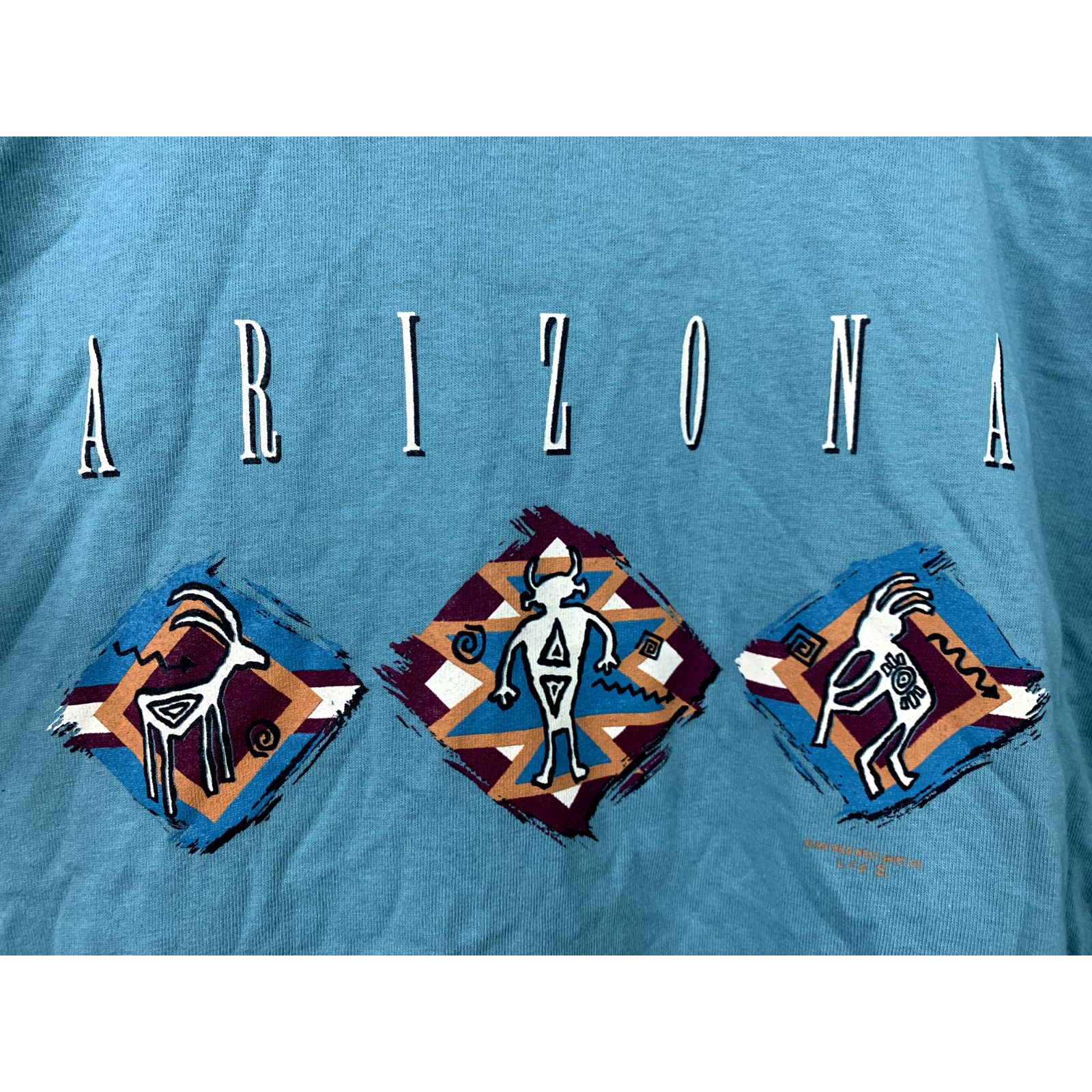 Vintage Vintage Womens Kokopelli Shirt Arizona Top Tee 90s VTG Large Size L / US 10 / IT 46 - 2 Thumbnail