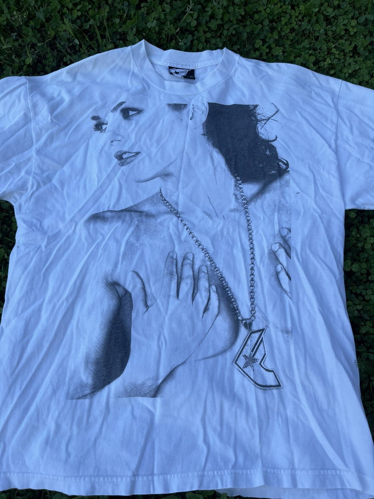 Famous Stars And Straps Famous Nude Woman white rap tee Size US XL / EU 56 / 4 - 4 Thumbnail