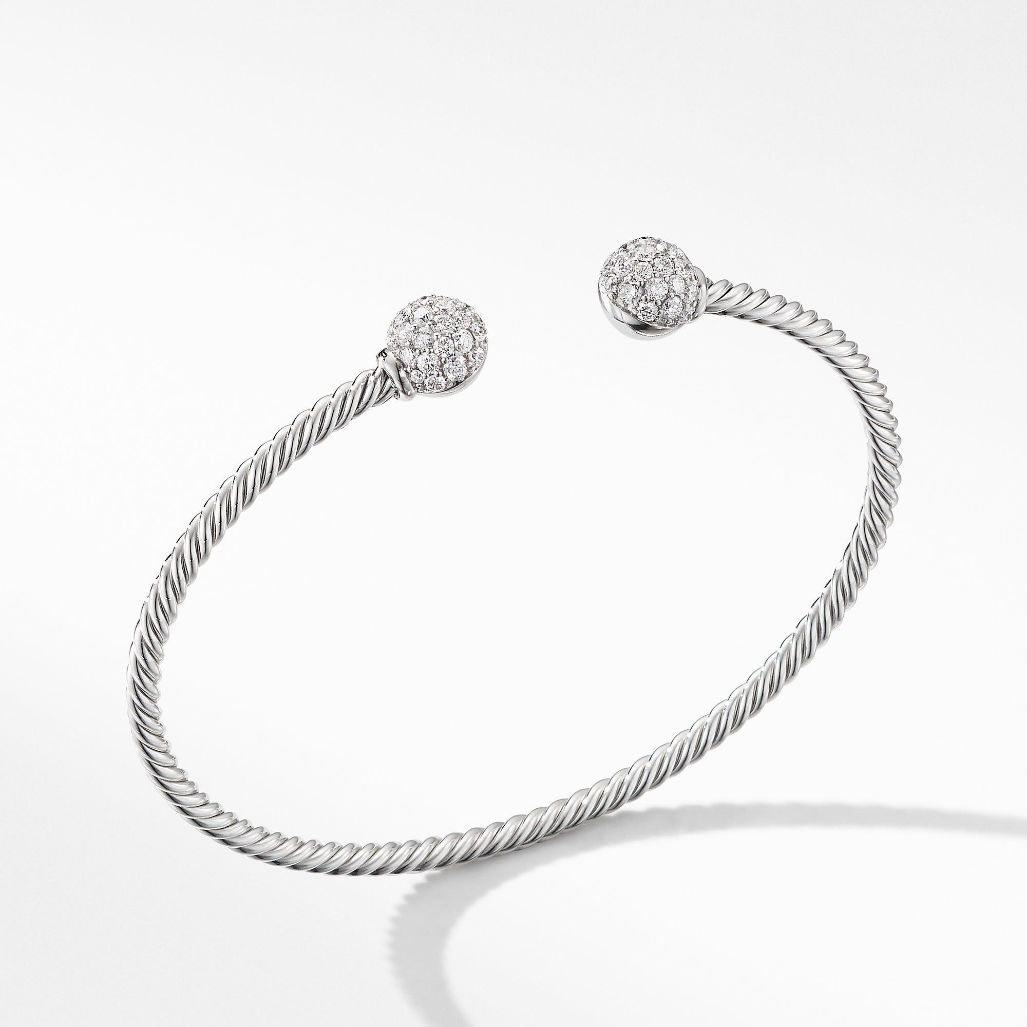 David Yurman o1w1db10325 B14890D Bracelet in 18K White Gold with Diamond Size ONE SIZE - 1 Thumbnail