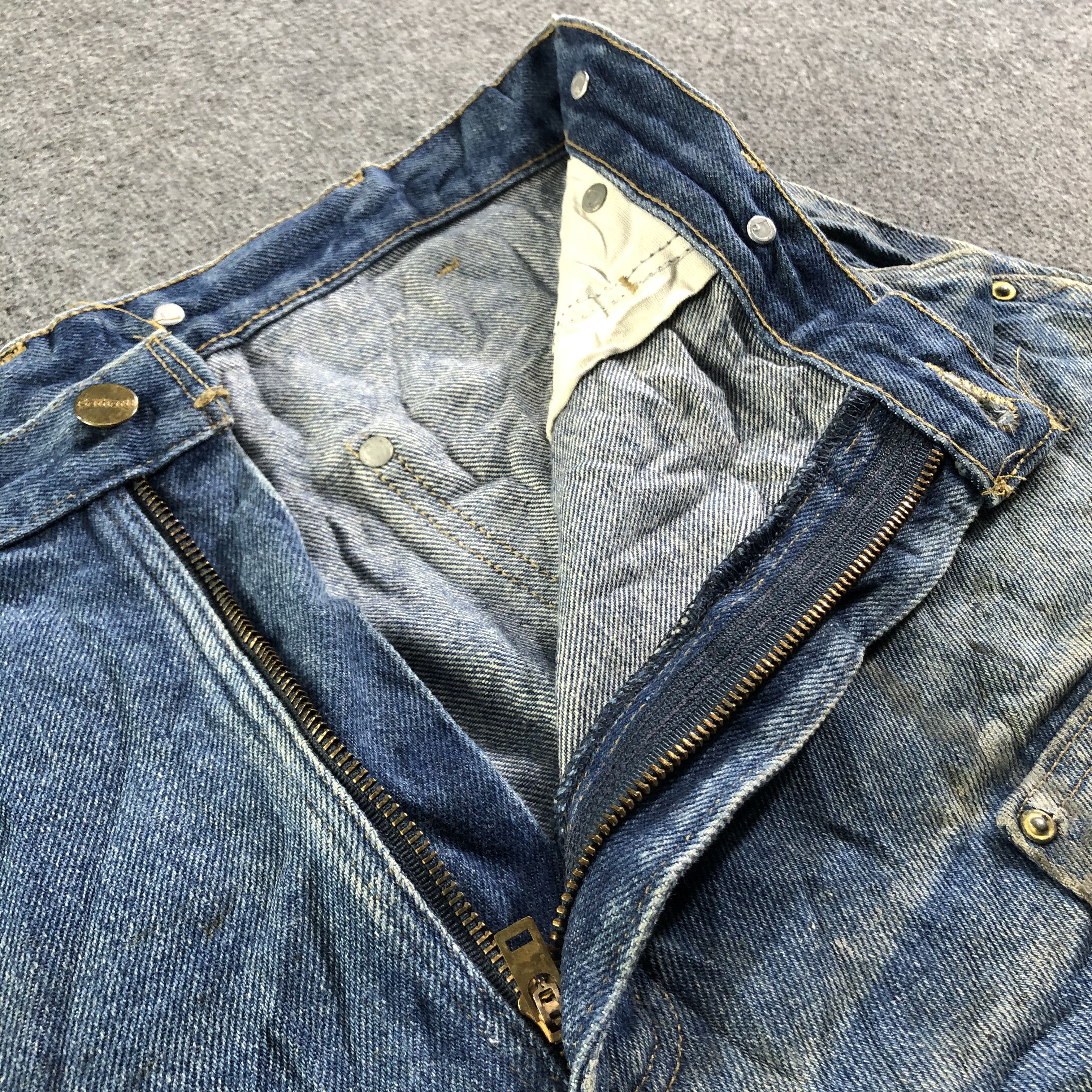 Carhartt Vintage Blue Wash Carhartt Jeans-J3912 Size US 37 - 7 Thumbnail