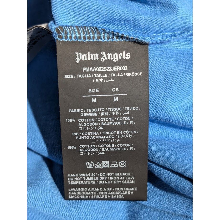 Palm Angels o1rshd1 Marine Logo Over T-Shirt in Blue / White Size US M / EU 48-50 / 2 - 15 Thumbnail