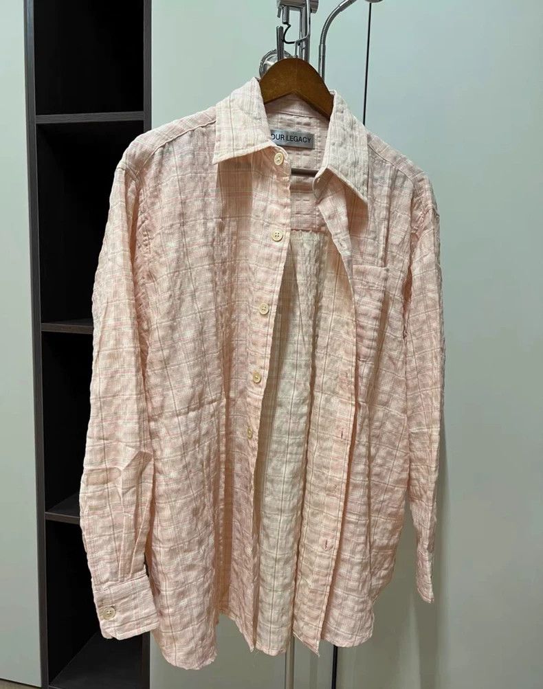 Our Legacy Our Legacy size44 Pink speckled pumpled cotton long-sleeved Size US S / EU 44-46 / 1 - 2 Thumbnail