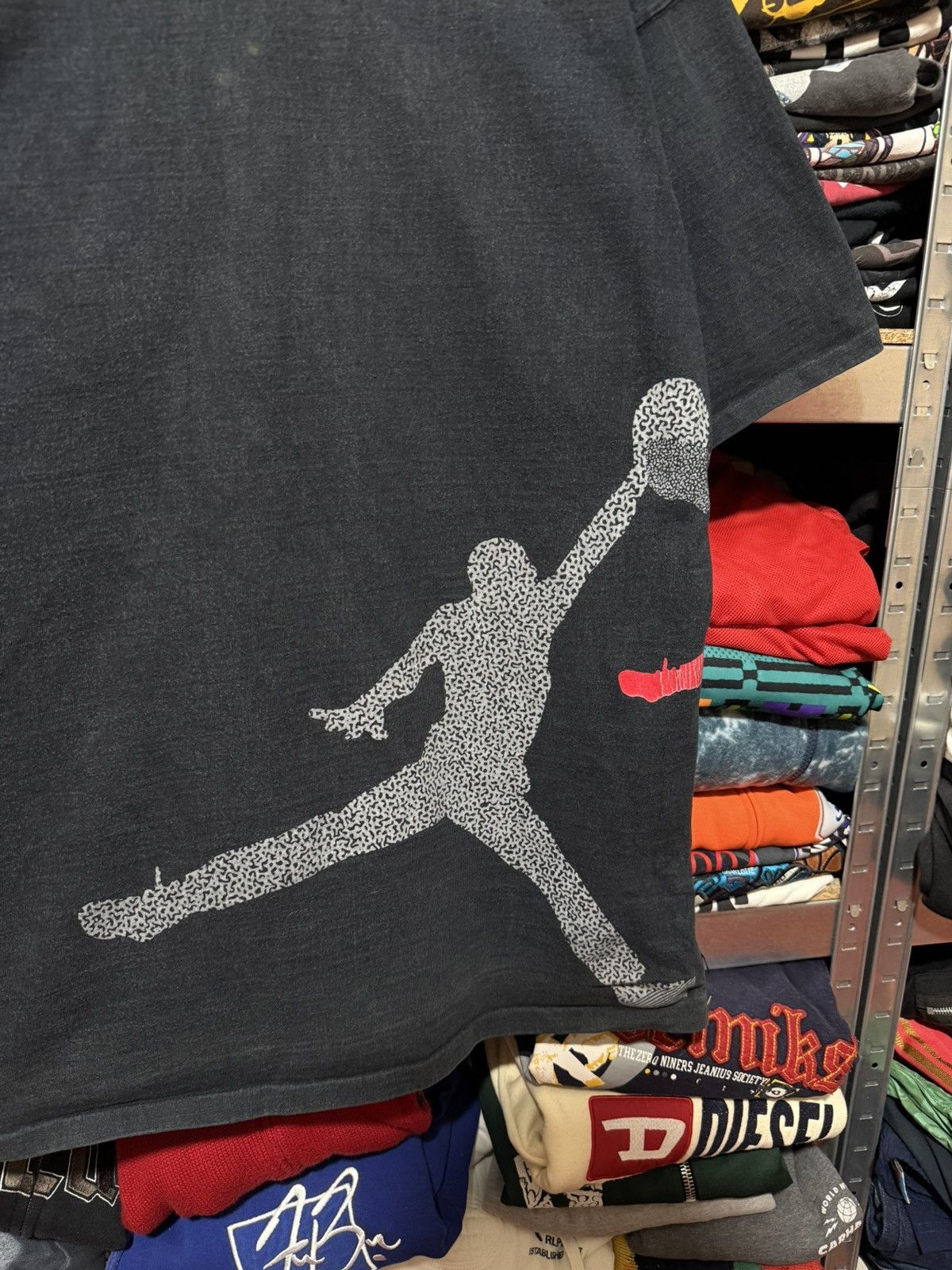 Jordan Brand Vintage 90’s Nike Air Jordan Big Logo Retro T-Shirt Y2K Hype Size US XL / EU 56 / 4 - 5 Thumbnail