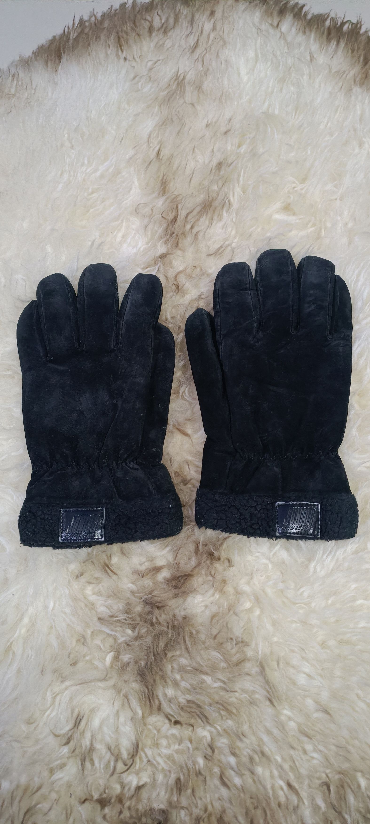 Jean Paul Gaultier Junior Gaultier Leather Gloves Size ONE SIZE - 1 Thumbnail