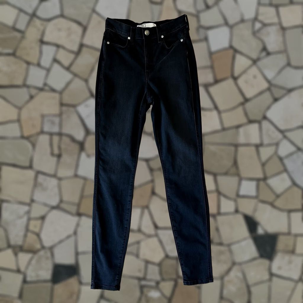 AYR AYR The Riser Black Denim Womens Slim Fit High Rise Jeans 30” Inseam Size 28" / US 6 / IT 42 - 1 Thumbnail