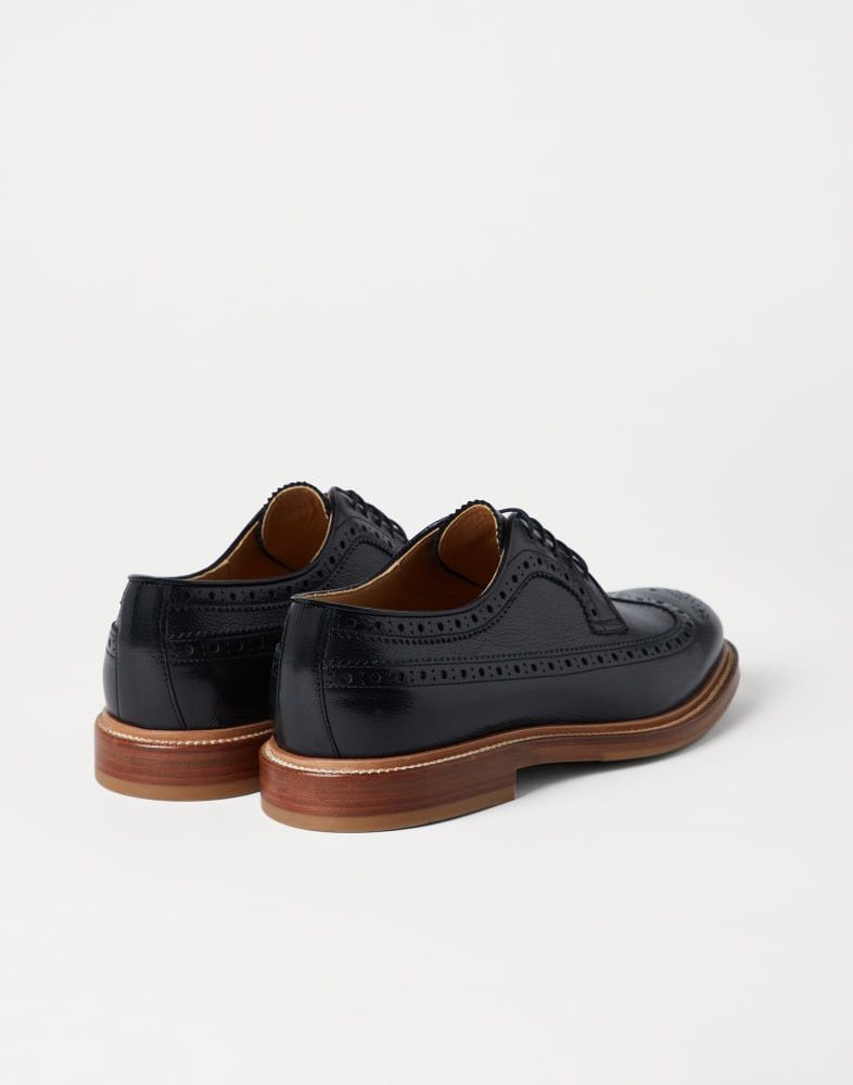 Brunello Cucinelli o1w1db10925 Pair Of Laced Shoes in Black Size US 10 / EU 43 - 3 Thumbnail