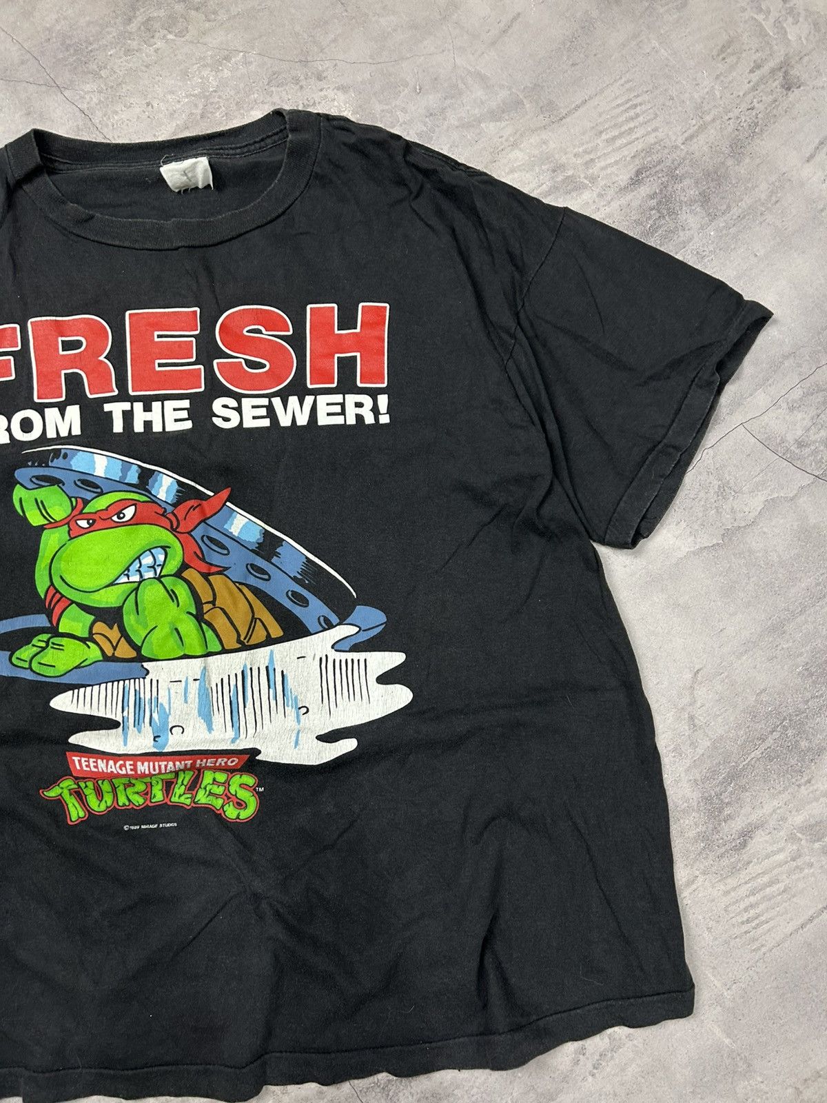 Cartoon Network Vintage 1989 Teenage Mutant Ninja Turtles Hero Fresh Tee Size US S / EU 44-46 / 1 - 2 Thumbnail
