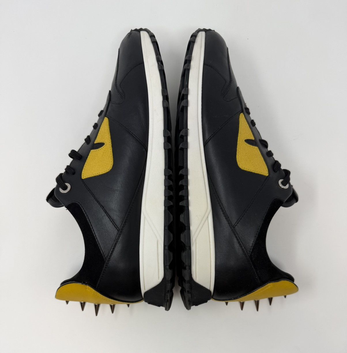 Fendi Fendi Monster Eye Spike Leather Sneaker Size US 9 / EU 42 - 3 Thumbnail
