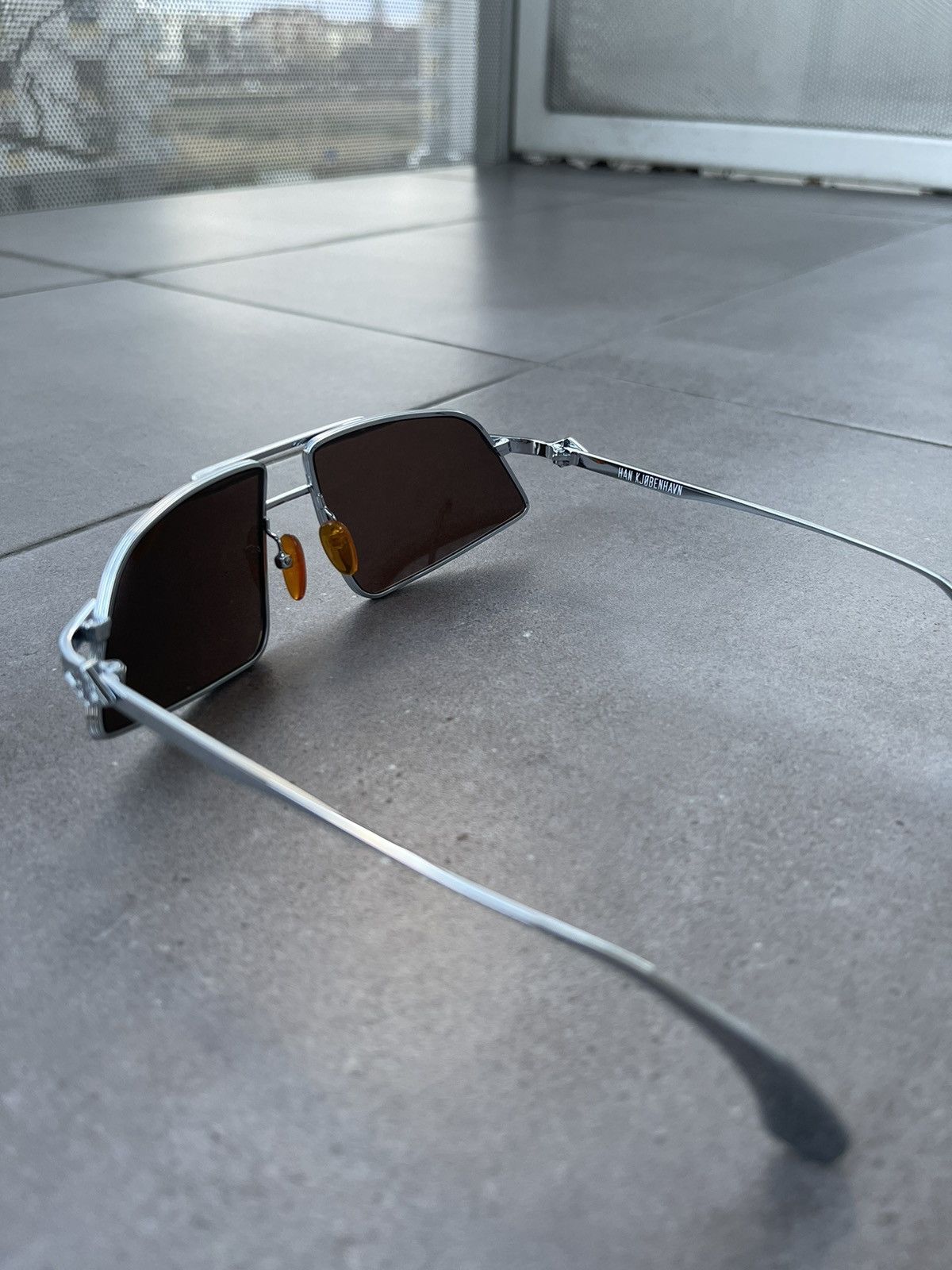 Han Kjobenhavn !DS! SS23 Han Kjobenhavn Demo High Silver Brown Sunglasses Size ONE SIZE - 13 Thumbnail
