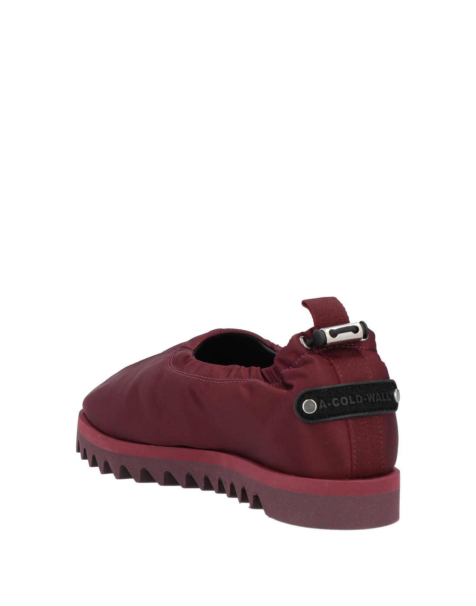 A-COLD-WALL* o1f1d3z0825 Drawstring Slip-on Sneakers in Burgundy Size US 10 / EU 43 - 3 Thumbnail