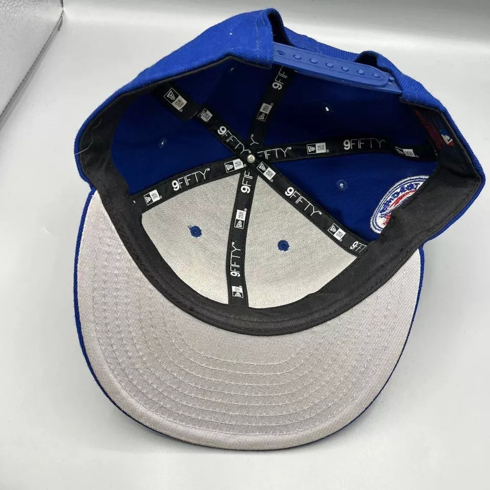 New Era Toronto Blue Jays Hat Men Blue 9Fifty New Era Snap Back Cap Size ONE SIZE - 4 Thumbnail