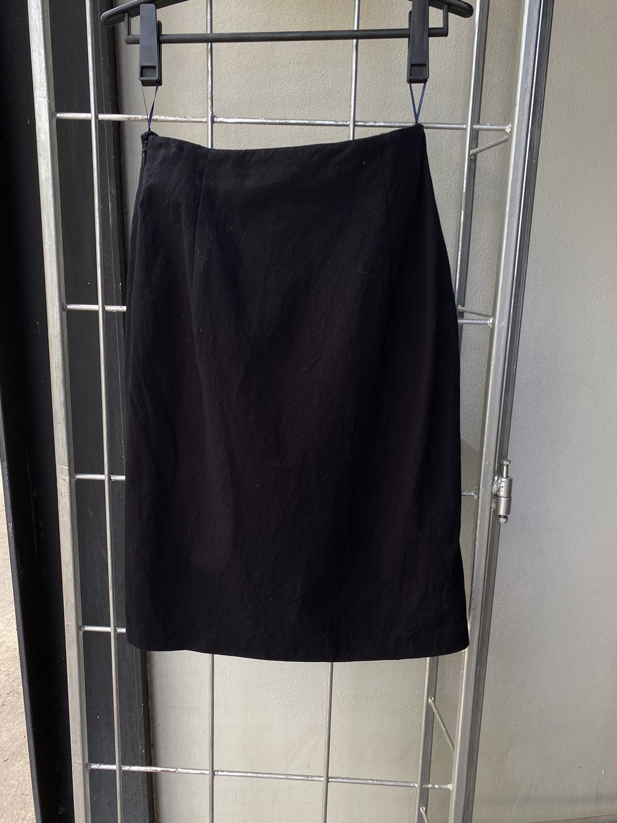 Jil Sander JILSANDER black midi skirt Size 26" / US 2 / IT 38 - 7 Thumbnail