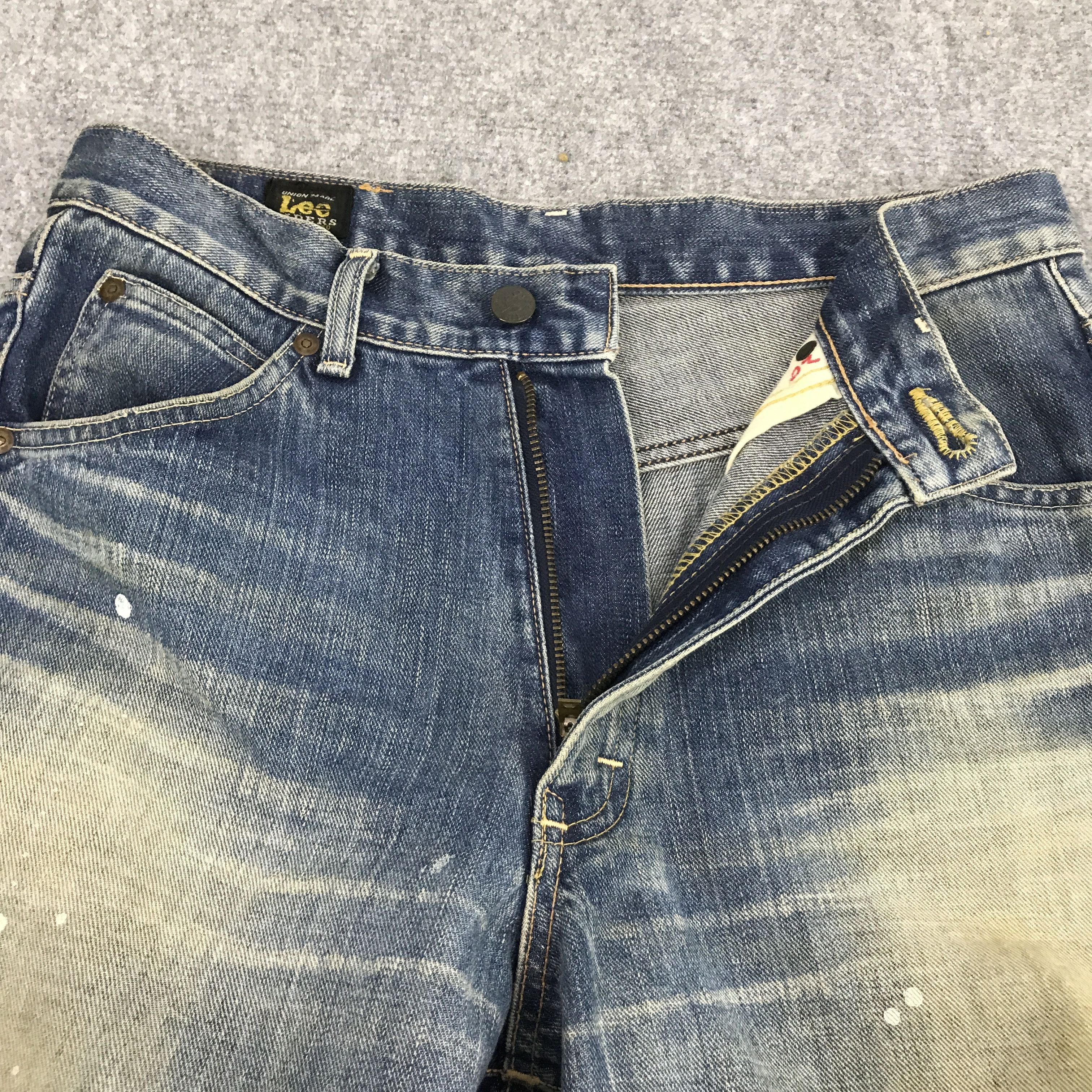 Japanese Brand × Lee LEE JAPAN DESIGN DENIM FADED RUSTY JEANS PANTS Size US 29 - 7 Thumbnail