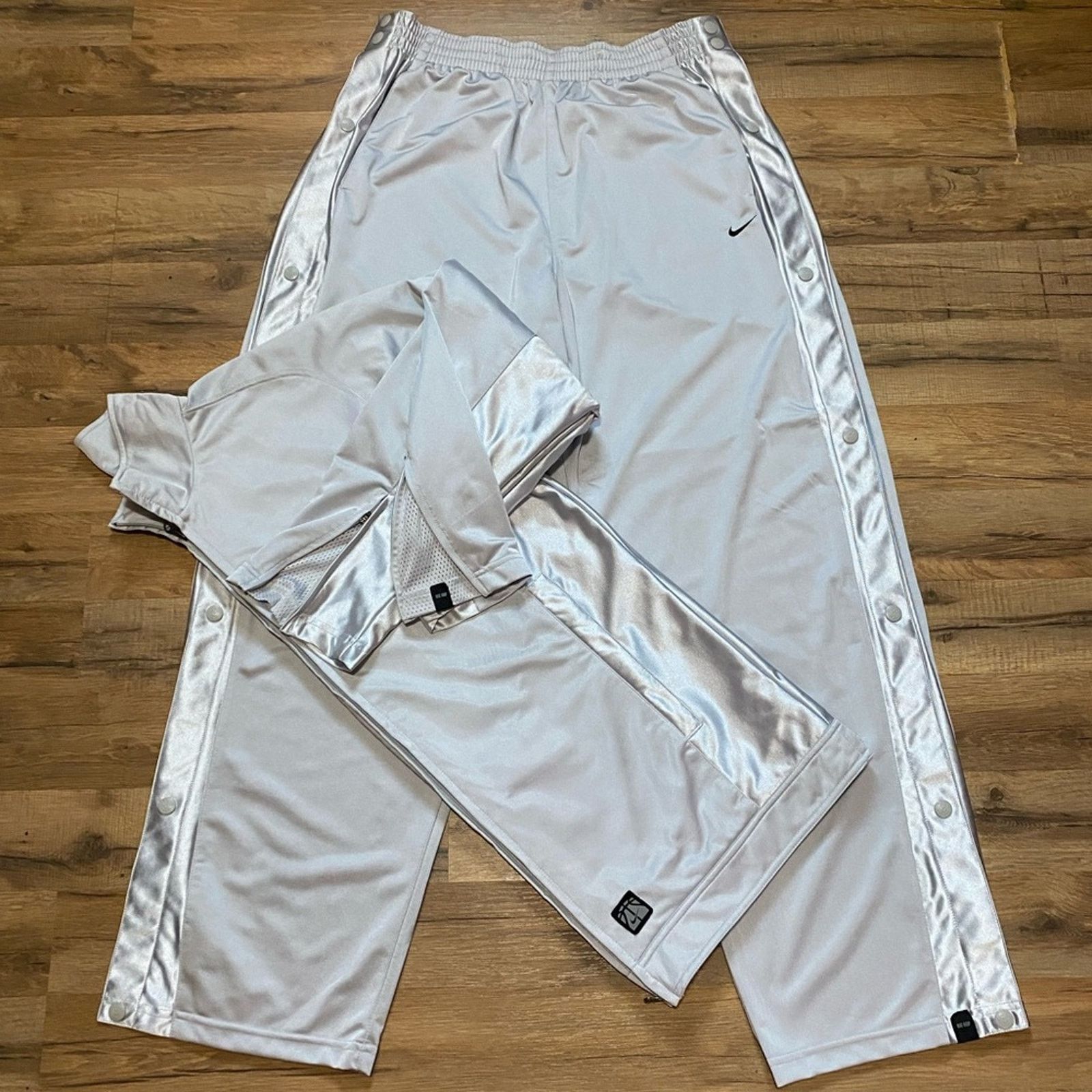 Nike Y2K Nike Hoop Zip Up Sweat Pant Sweat Shirt Matching Set Size US XL / EU 56 / 4 - 2 Thumbnail