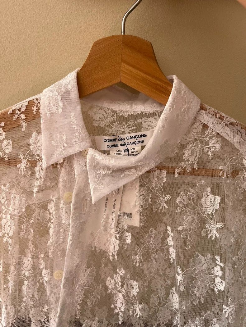 Comme des Garcons Comme Des Garcons White lace dress 2502-Nextarrow Size XS / US 0-2 / IT 36-38 - 2 Thumbnail