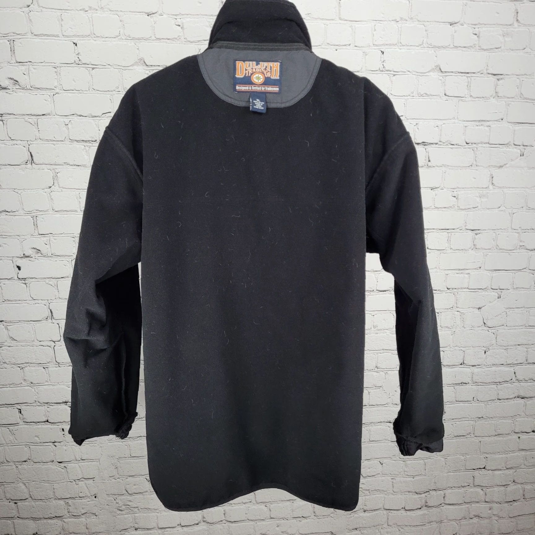 Vintage Duluth Trading Jacket XL Black Tradesmen Cargo Utility Fleece Lined Workwear Zip Mens Size US XL / EU 56 / 4 - 5 Thumbnail