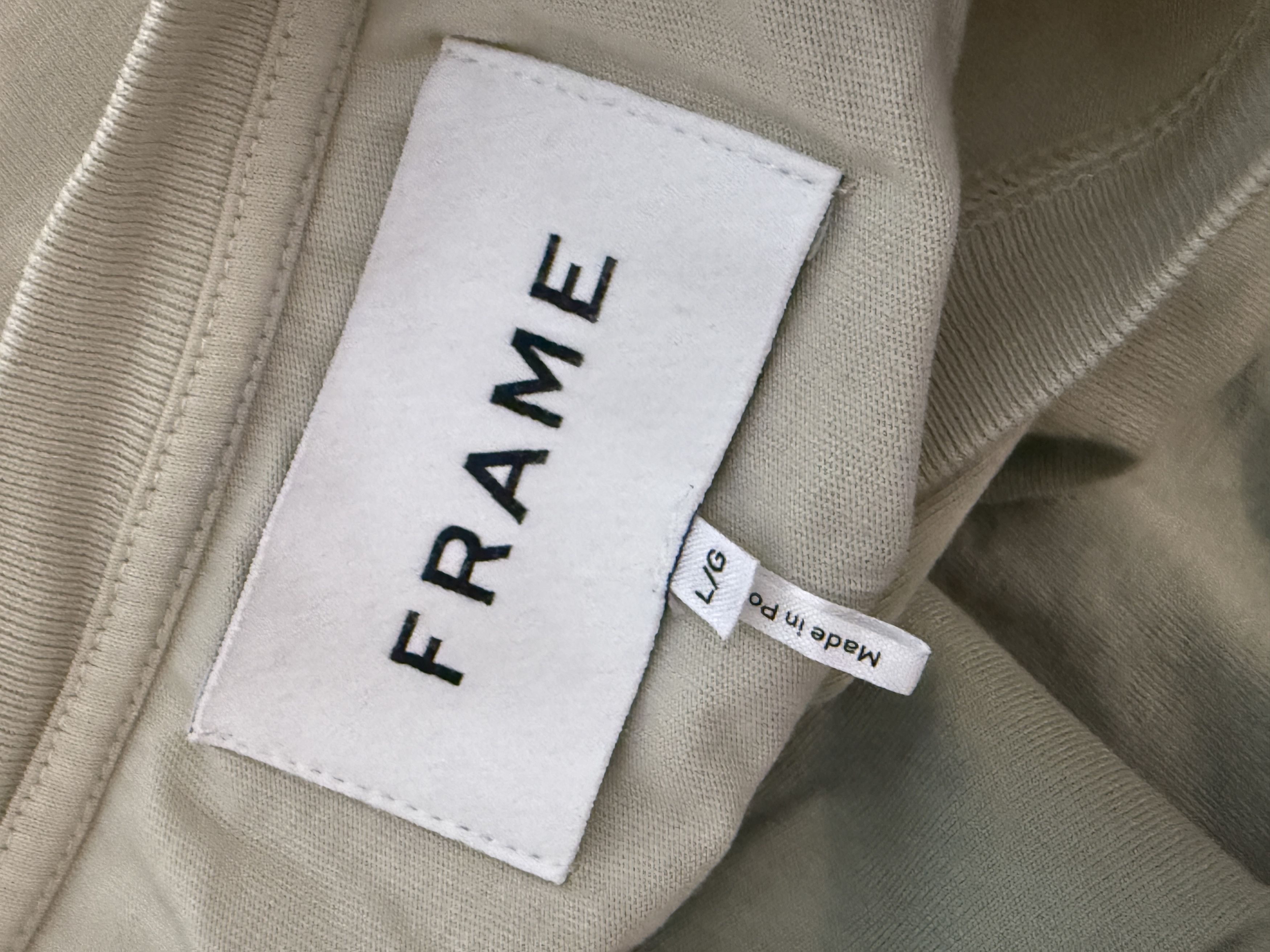 Frame FRAME Long Sleeve Dip Dye Shirt Green Ombre Size L Worn Once Size US L / EU 52-54 / 3 - 5 Thumbnail