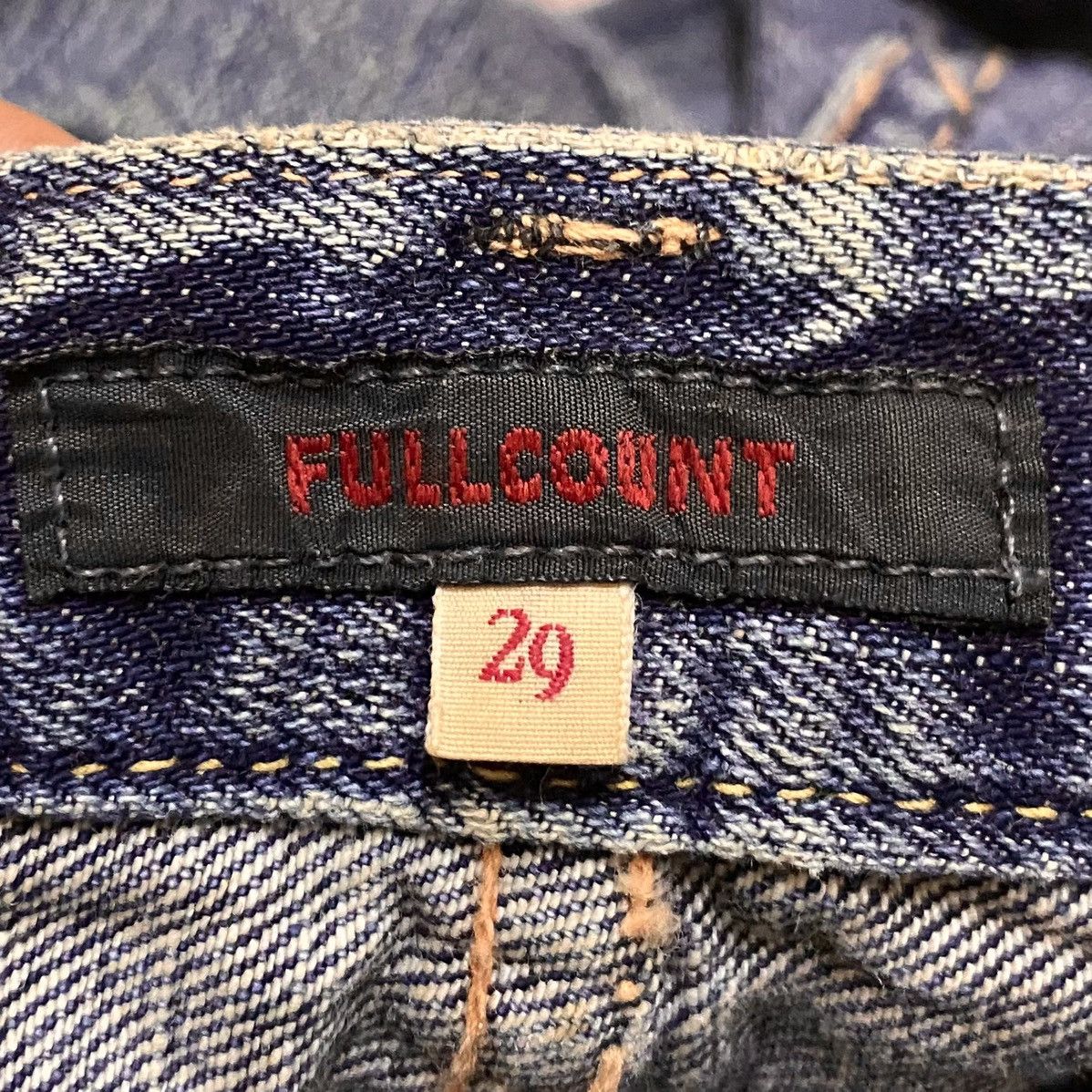 Full Count & Co. Rare Design Vintage Japanese Brand Full Count Jeans 2000s Size US 29 - 9 Thumbnail