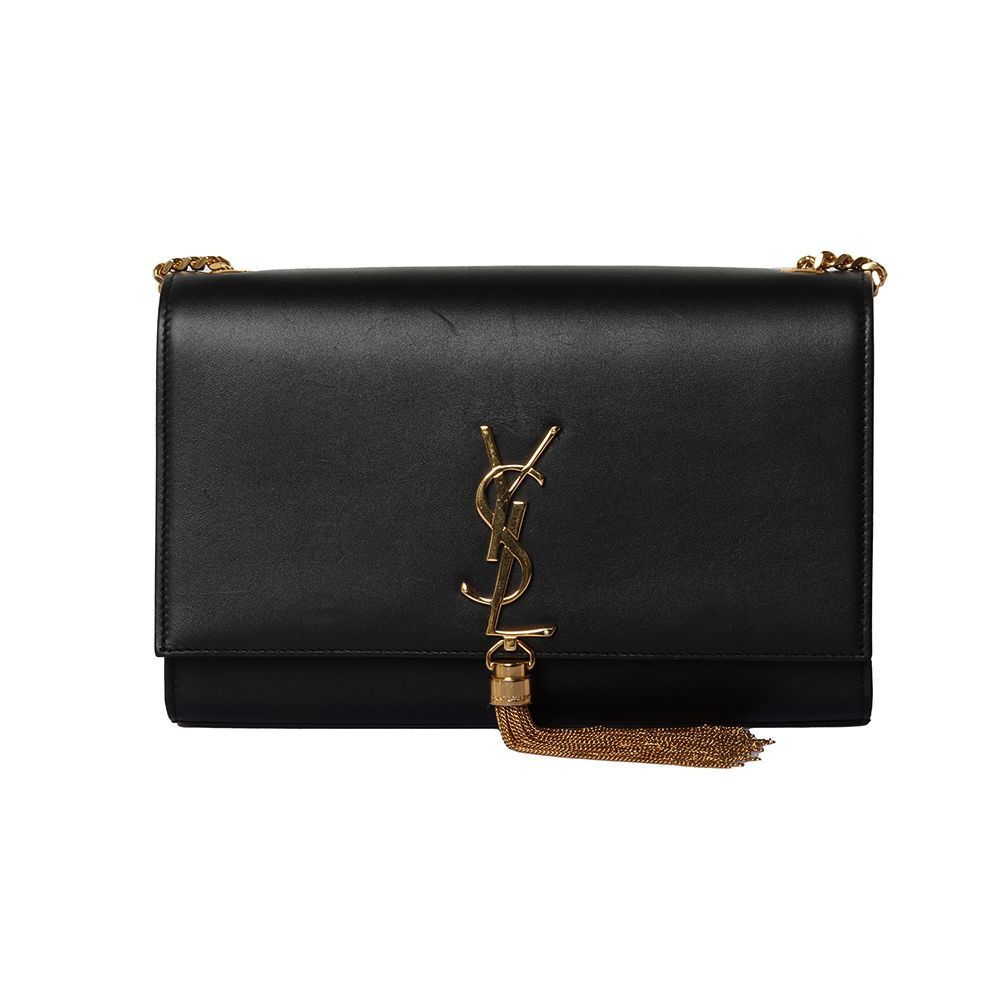 Yves Saint Laurent Monogram Tassel Kate Bag with Gold Hardware Size ONE SIZE - 1 Thumbnail