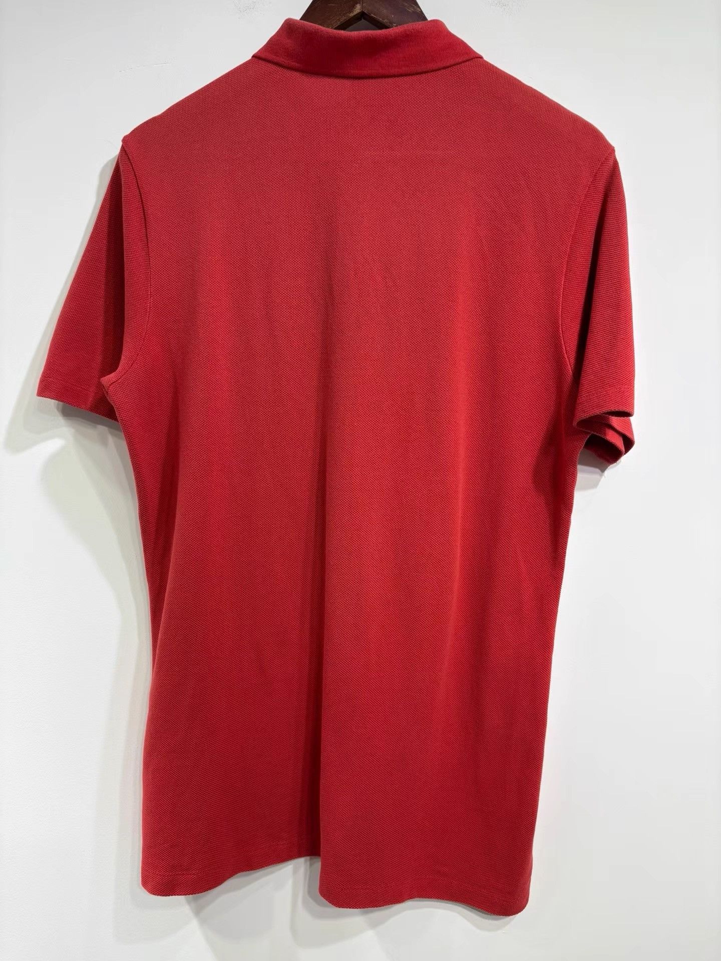 Loewe Loewe Men's Red Short Sleeve Polo Shirt K29 Size US L / EU 52-54 / 3 - 2 Thumbnail