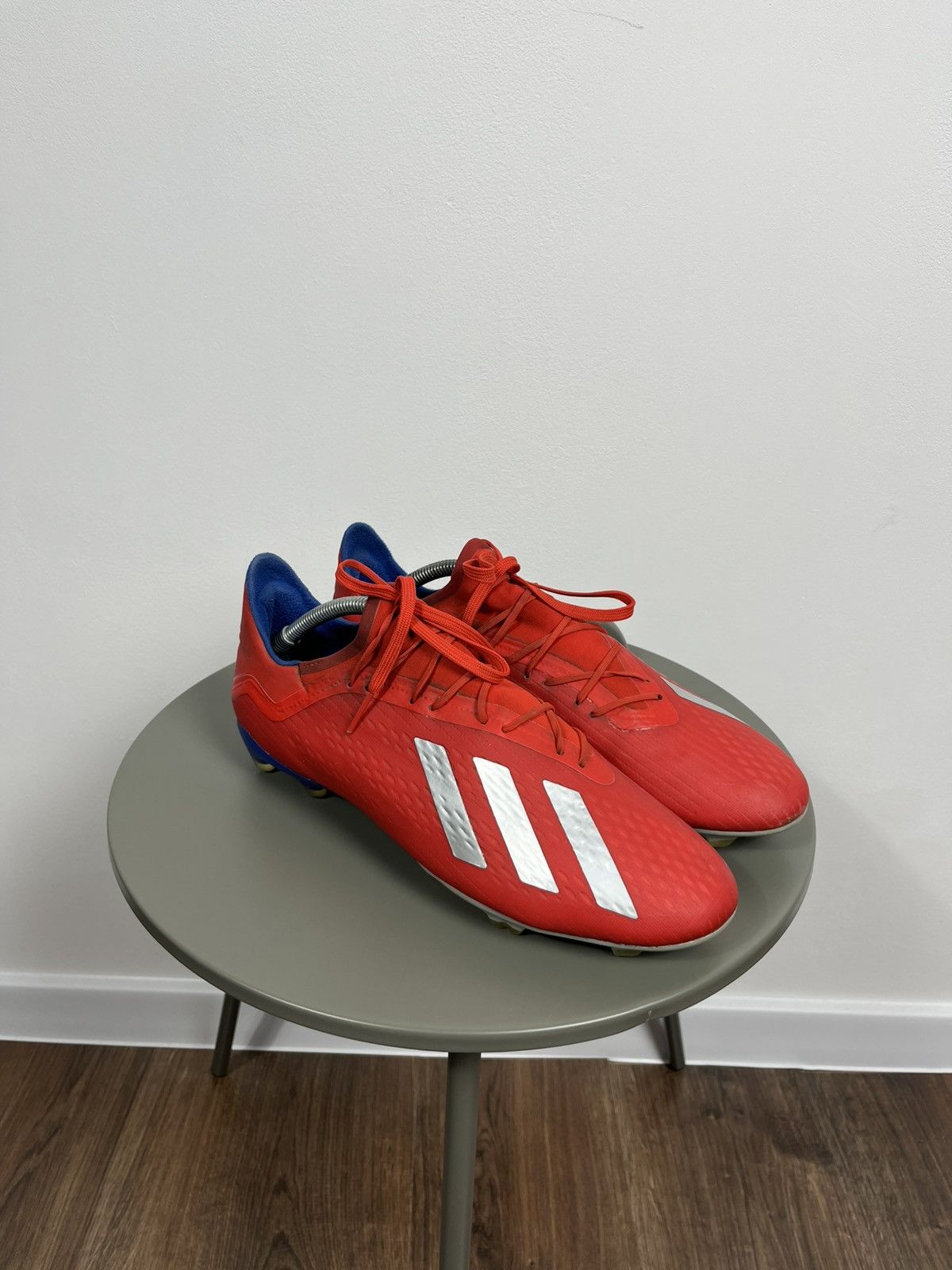 Adidas Adidas Red Soccer Cleats 11.5 US FG Ground Lightweight Boots Size US 11.5 / EU 44-45 - 1 Thumbnail