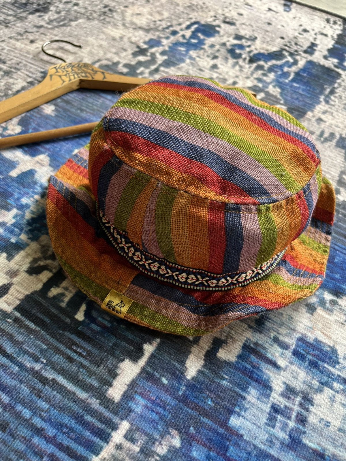 go slow caravan Go Slow Caravan Multicoloured Bucket Hats Size ONE SIZE - 2 Thumbnail
