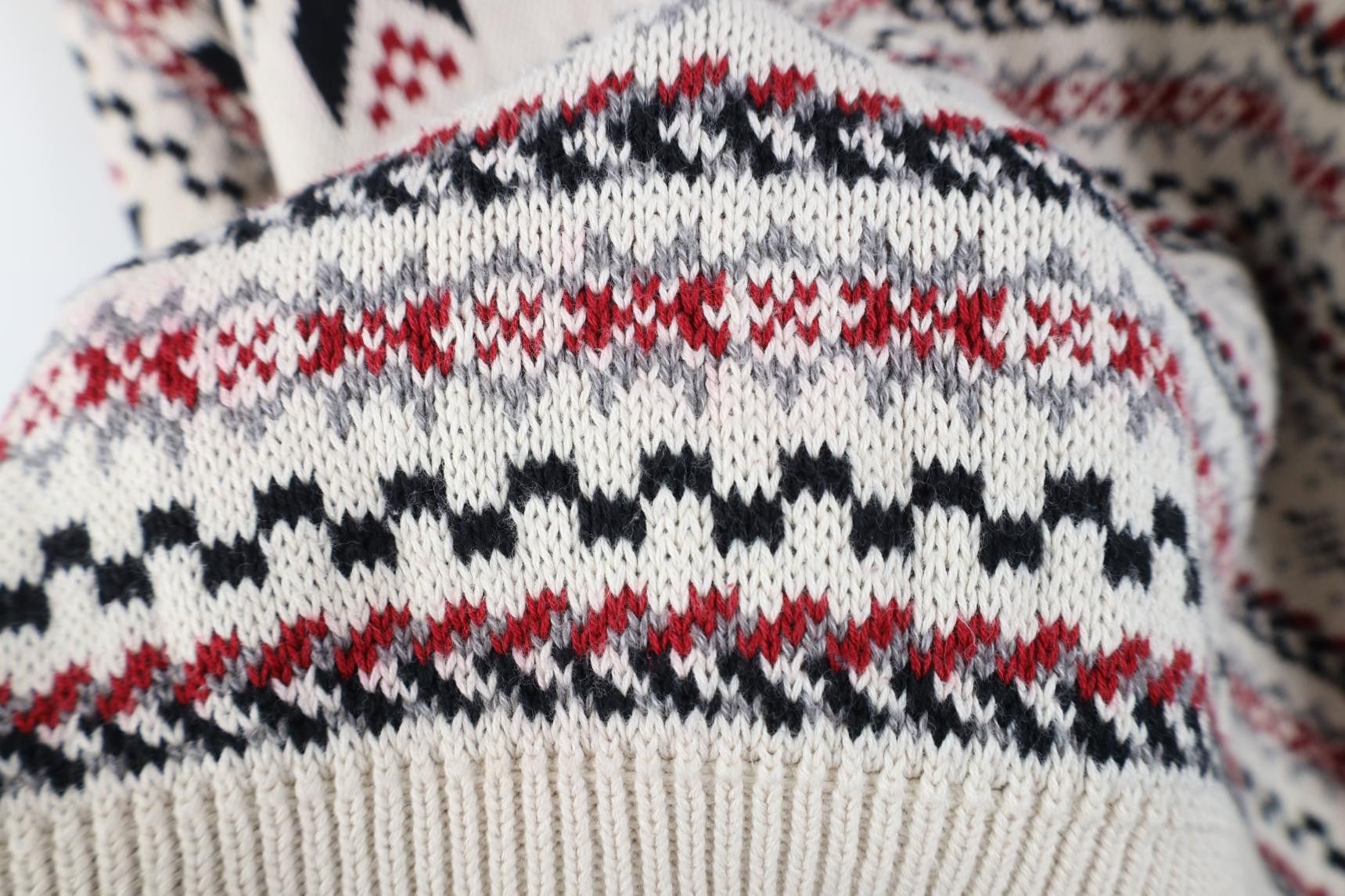 Vintage Vintage 90s Streetwear Knit Fair Isle Snowflake Sweater Size US XL / EU 56 / 4 - 9 Thumbnail