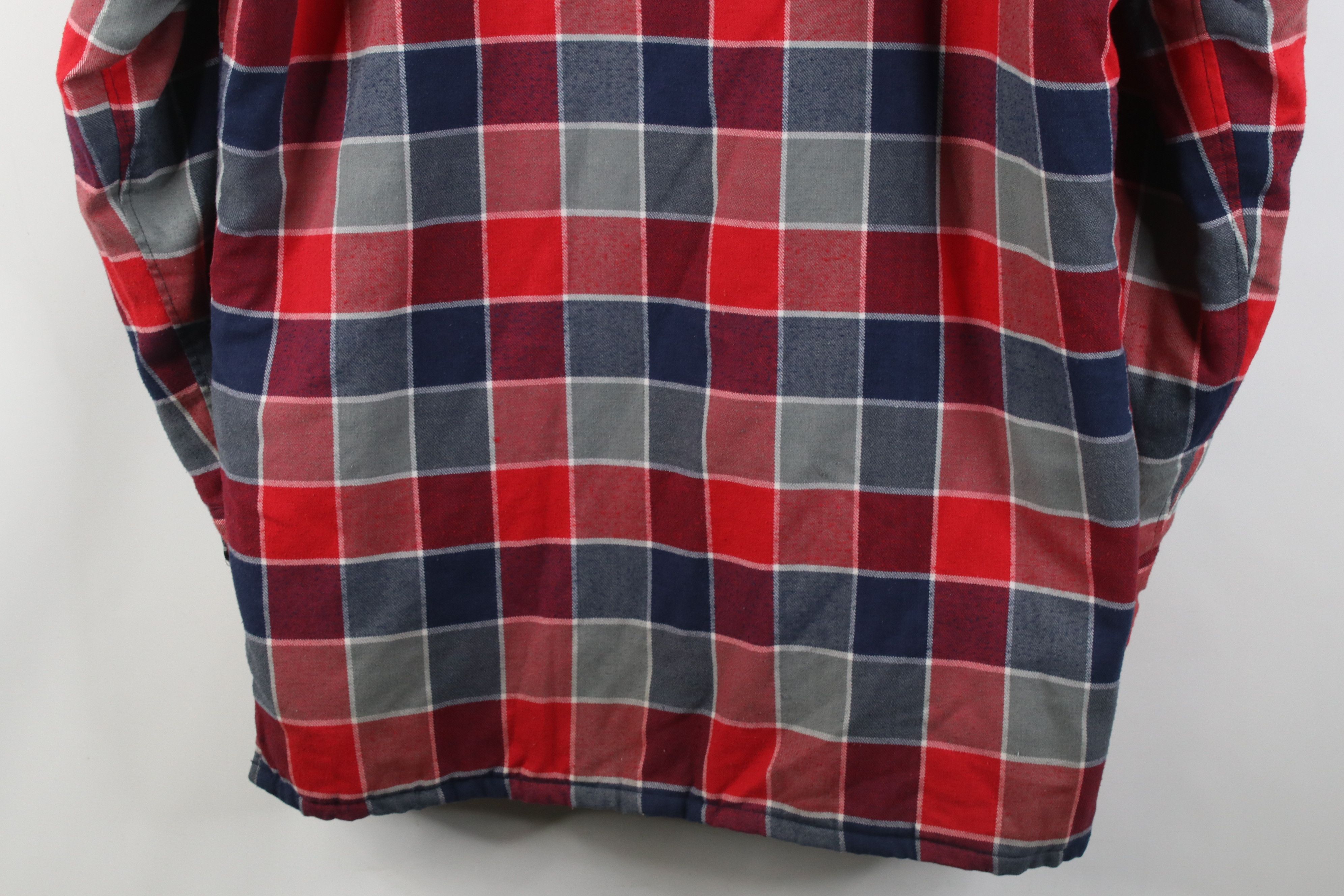 Vintage Vintage 90s Streetwear Flannel Button Shirt Jacket Jac Shirt Size US M / EU 48-50 / 2 - 15 Thumbnail