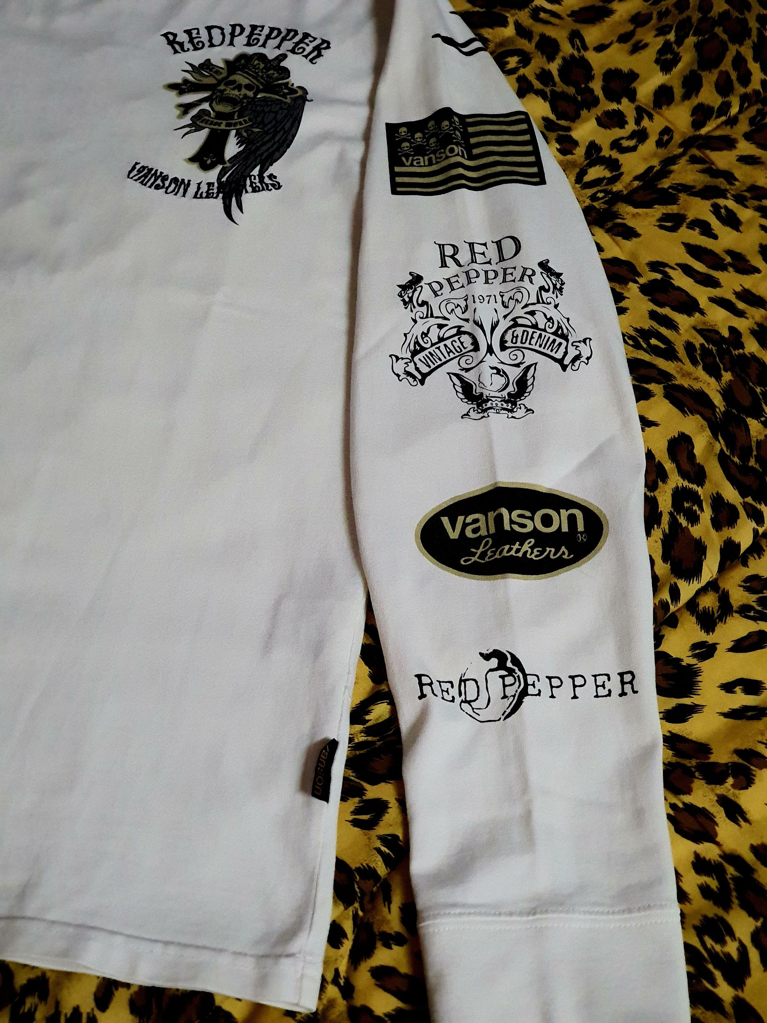Vanson Leathers Vanson Leathers x Red Pepper Skulls Embroidered Size US L / EU 52-54 / 3 - 4 Thumbnail