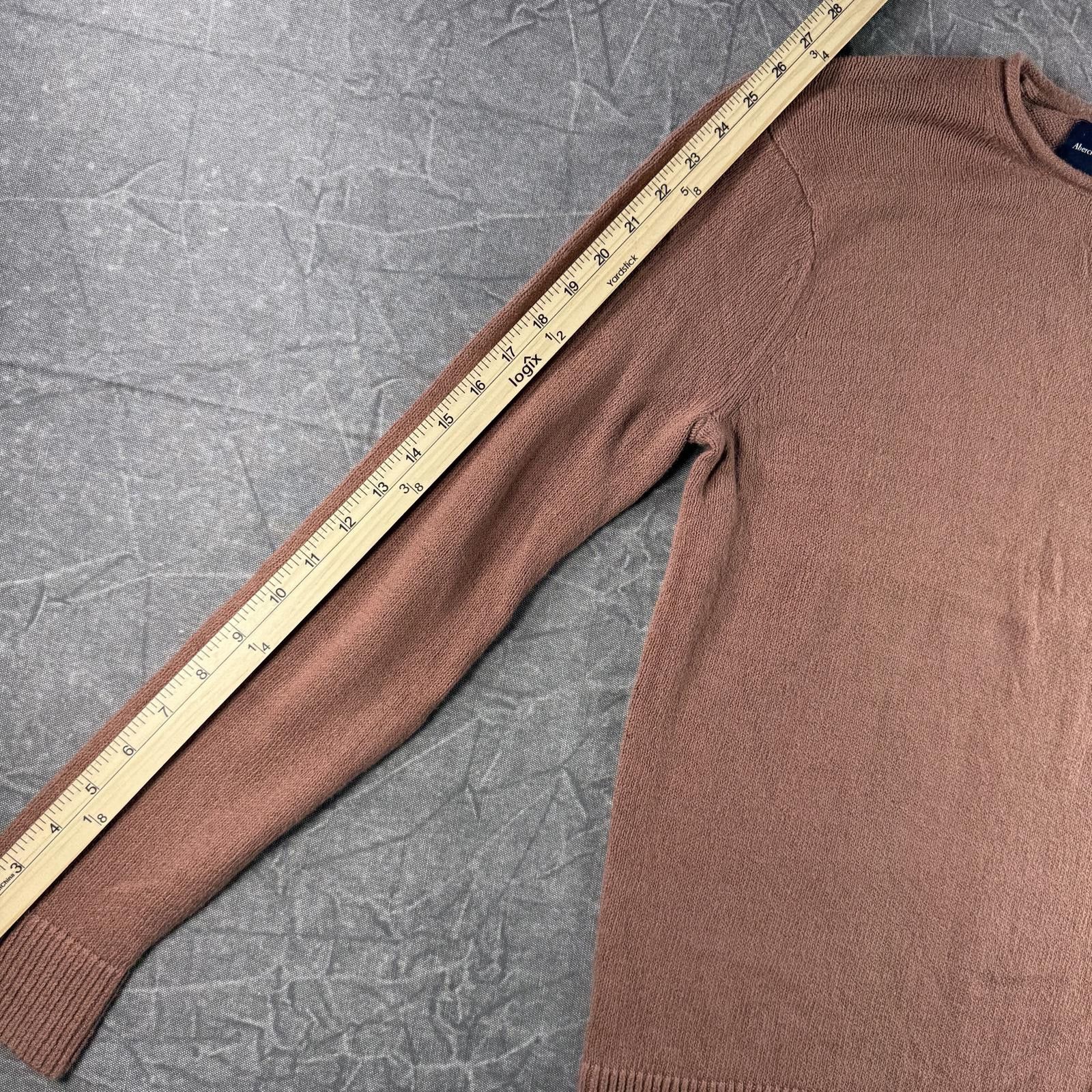 Abercrombie & Fitch Abercrombie Shirt Women's S Brown Knit Long Sleeve Size S / US 4 / IT 40 - 5 Thumbnail