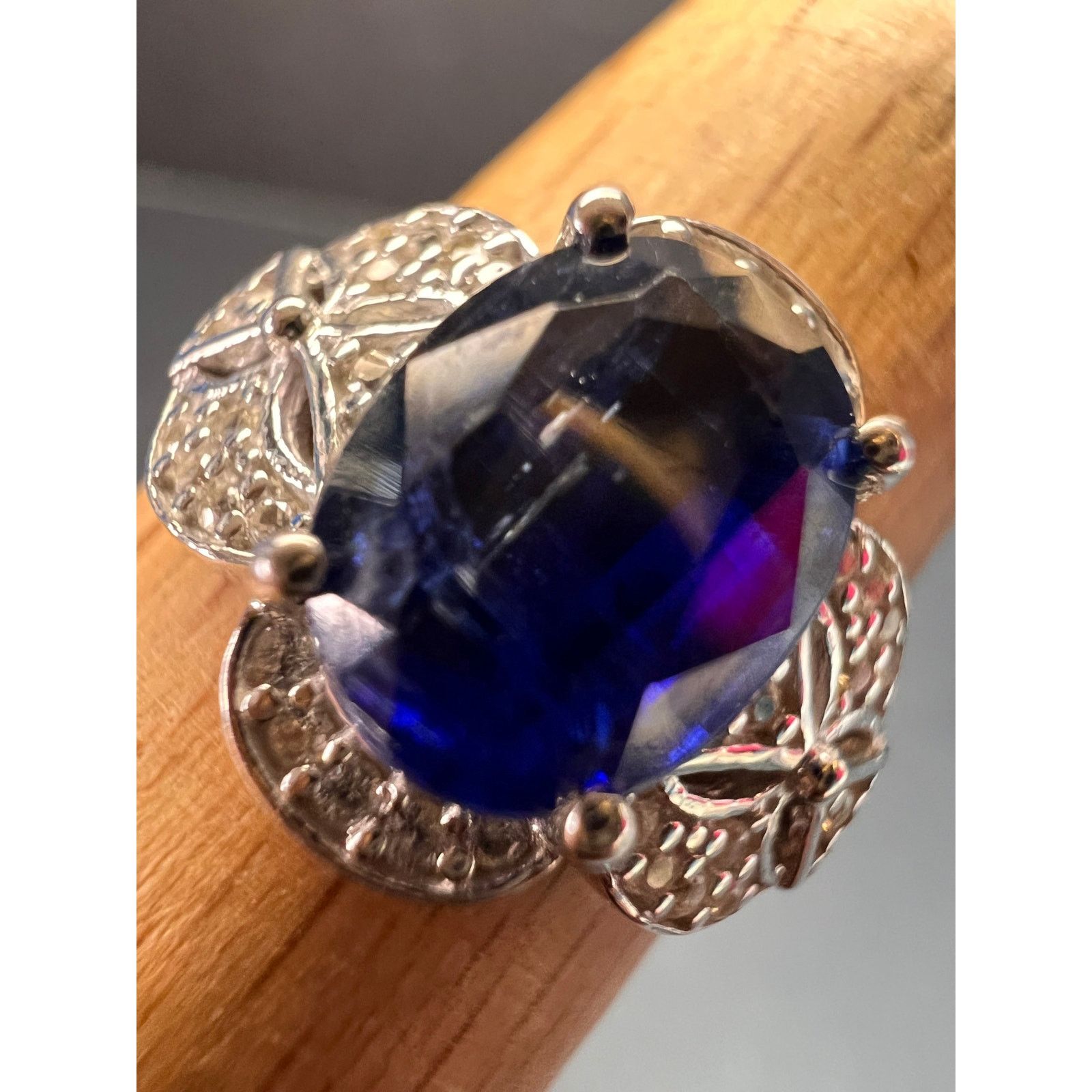 Other NEW Blue kyanite Sterling silver ring size 8 Size ONE SIZE - 9 Thumbnail