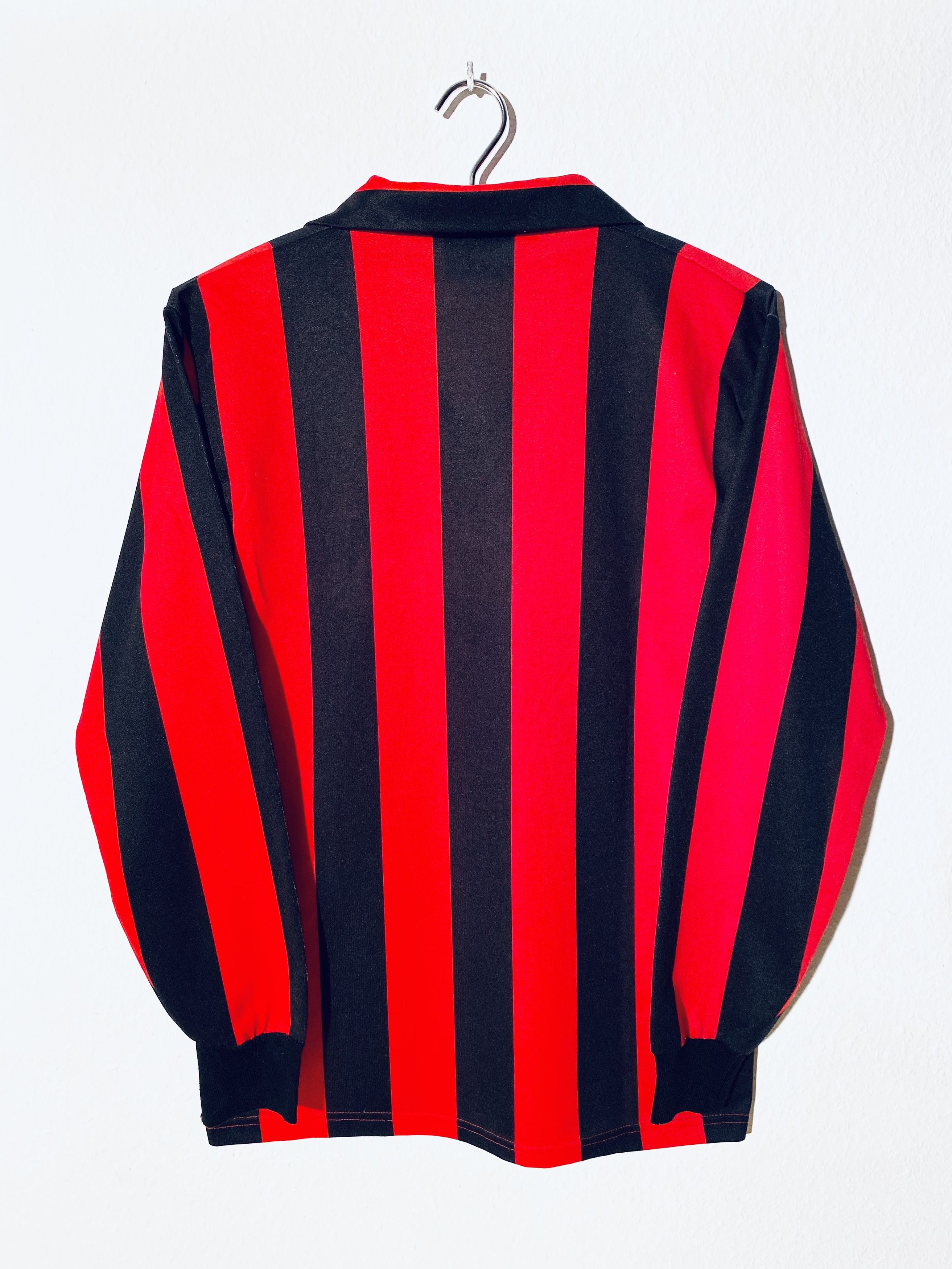Kappa AC Milan Home Football Shirt 1989 - 1990 / Mediolanum Size US M / EU 48-50 / 2 - 2 Thumbnail
