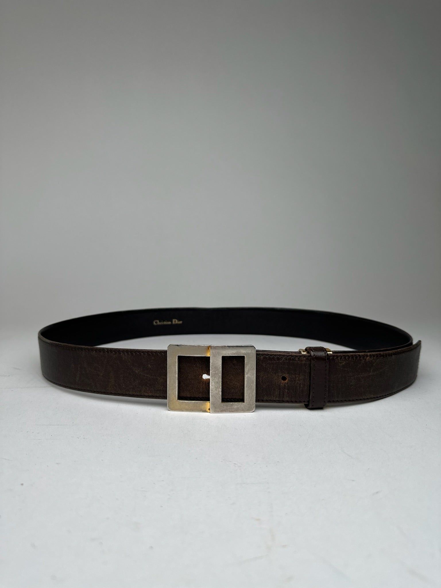 Dior Vintage Leather belt Black Size ONE SIZE - 1 Thumbnail