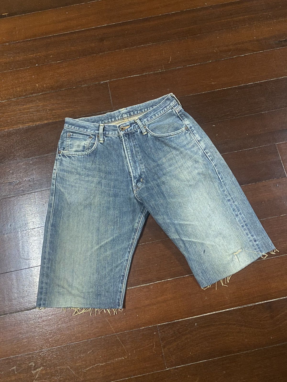 Kapital VINTAGE EDWIN 505 SELVEDGE BAGGY RUSTY DISTRESSED DENIM Size US 32 / EU 48 - 2 Thumbnail