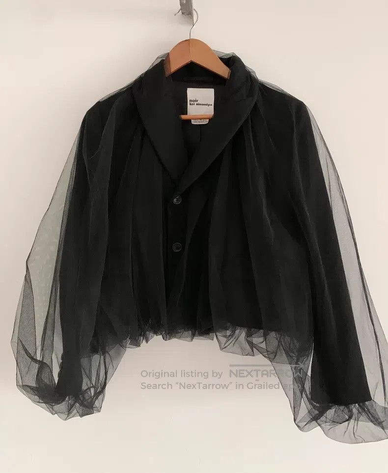 Comme des Garcons Comme des Garcons Double Breasted Lace Wool Suit Size M / US 6-8 / IT 42-44 - 1 Thumbnail