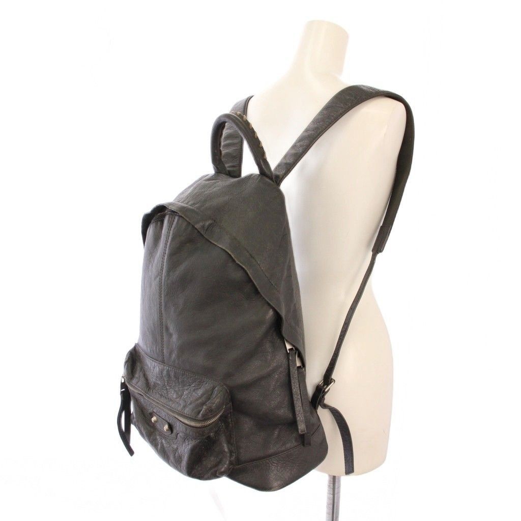 Balenciaga Balenciaga Classic Leather Backpack Size ONE SIZE - 7 Thumbnail