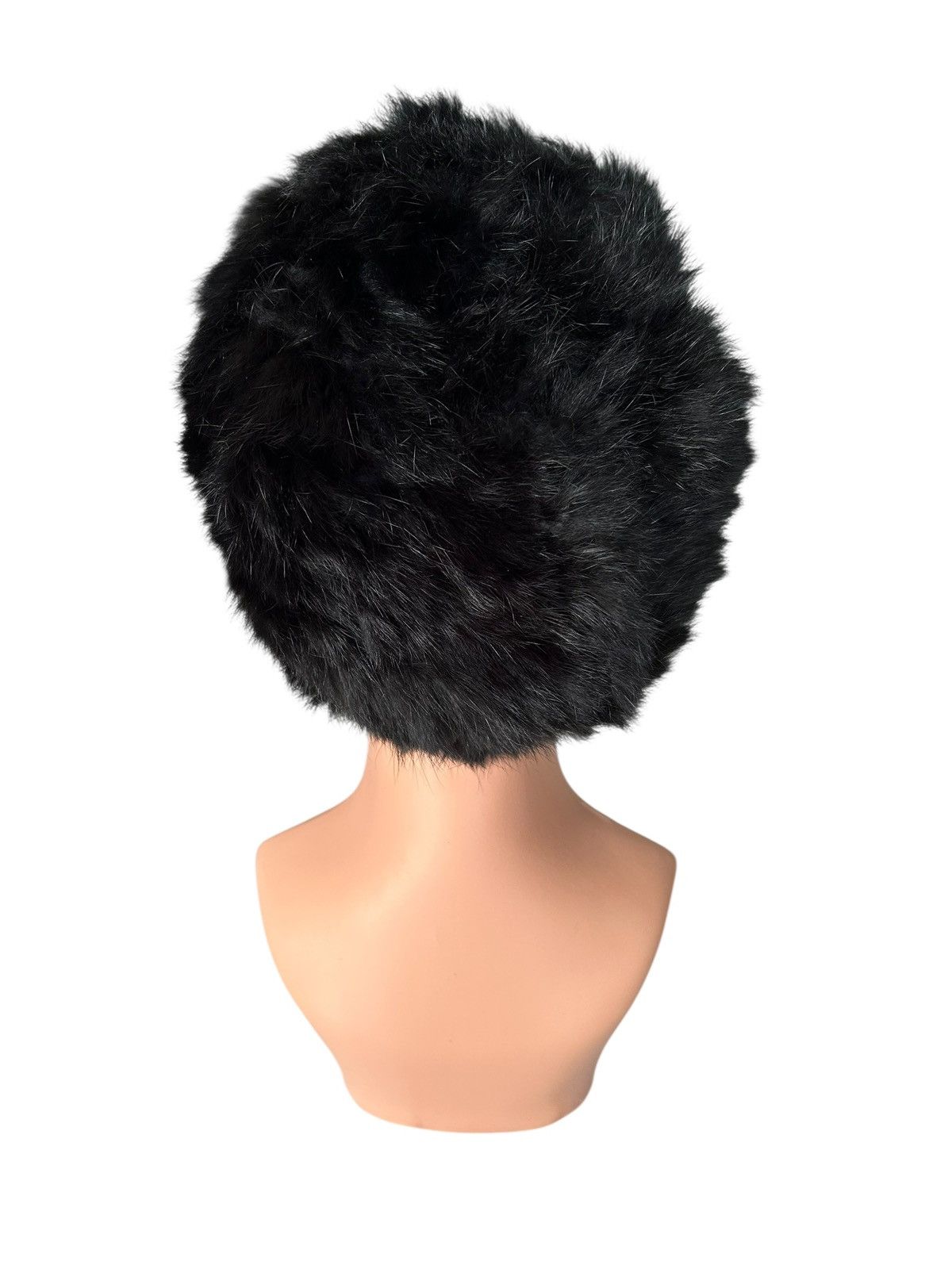 Japanese Brand Mohawk Japanese Punk Bondage Fur Hairy Beanie Hats Size ONE SIZE - 4 Thumbnail