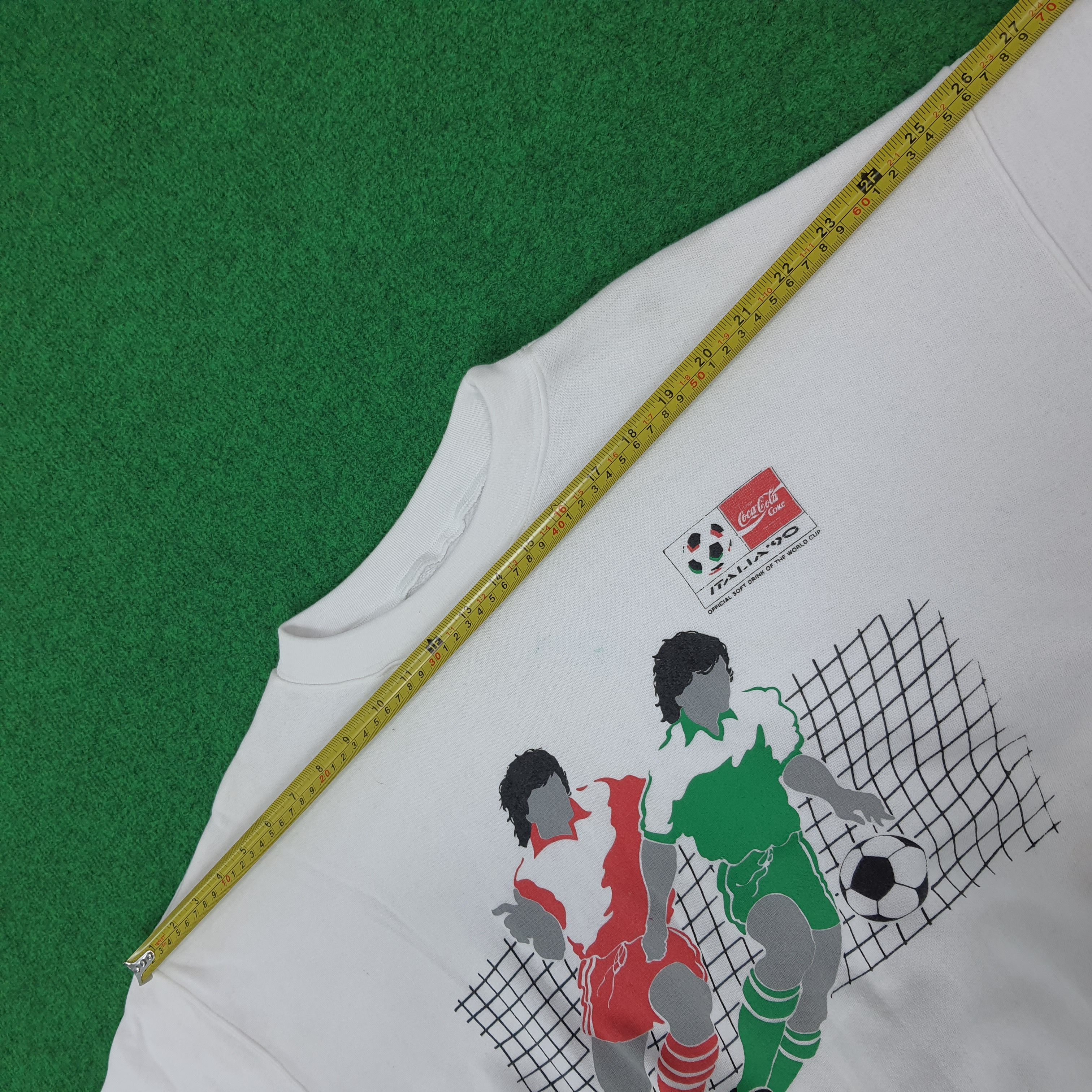 Coca Cola Vintage Coca Cola Italia'90 World Cup Sweatshirt C270N15 Size US XL / EU 56 / 4 - 9 Thumbnail