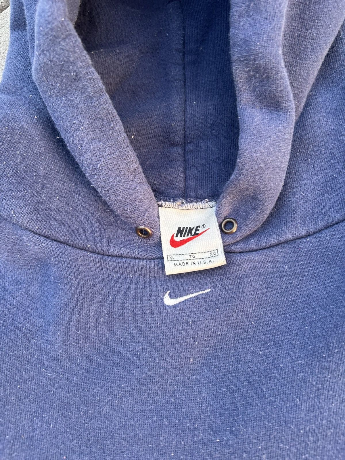 Nike Vintage Nike Center Swoosh hoodie Size US L / EU 52-54 / 3 - 2 Thumbnail