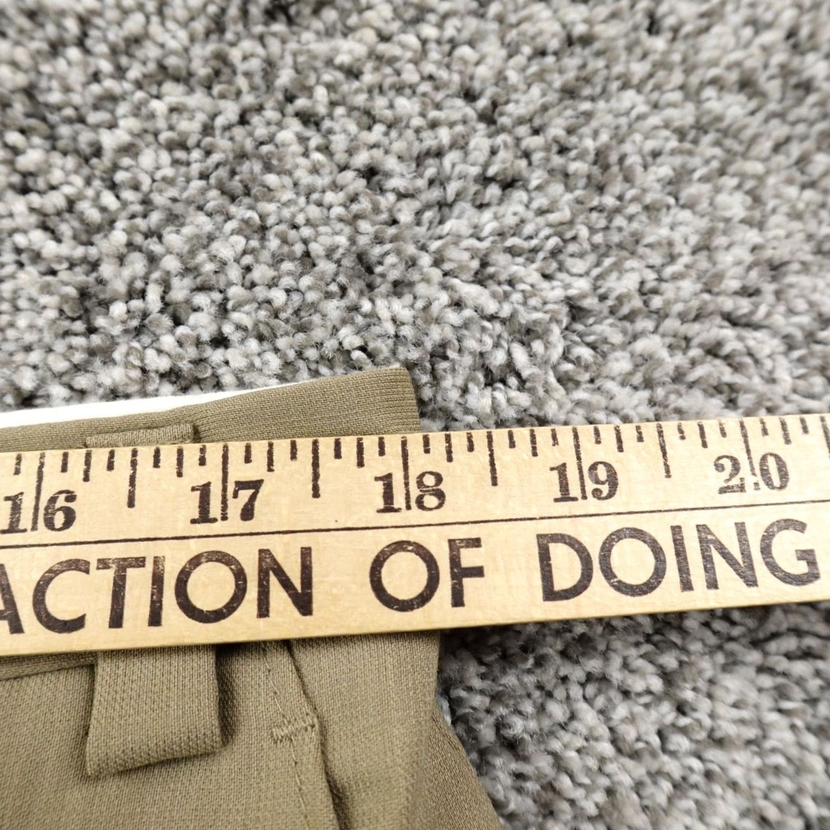Ralph Lauren VTG Ralph Lauren Pants Mens 36X30 Beige Wool Chino Trouser Slacks Flat Career Dress Pants Vintage Mens Regular Waist 36 Beige Slacks Size US 36 / EU 52 - 5 Thumbnail